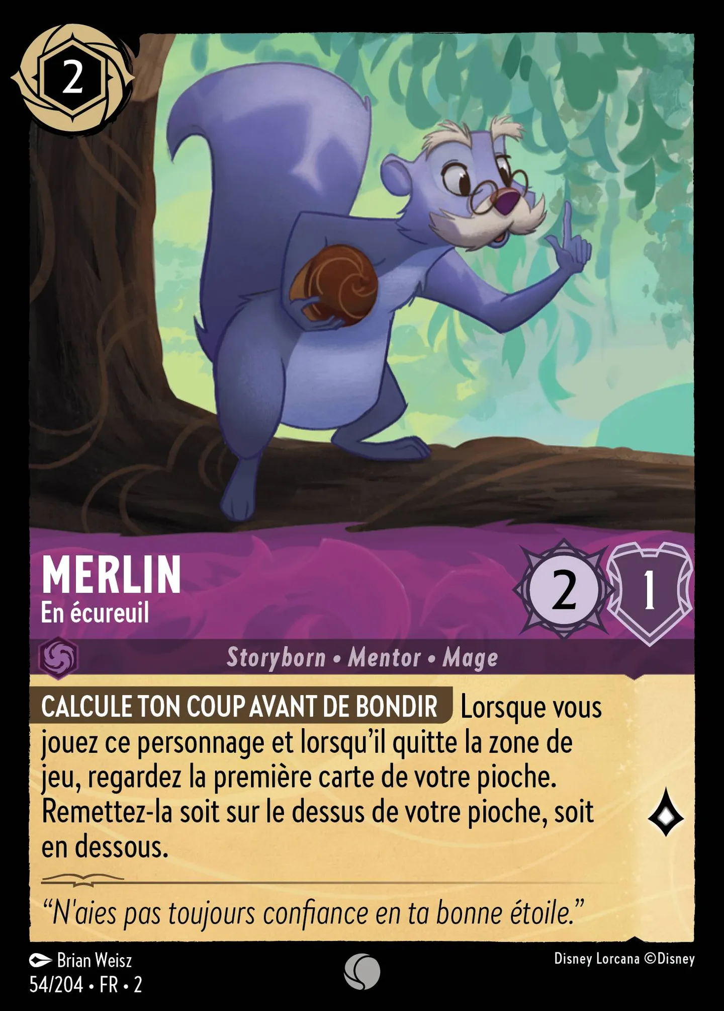 Merlin - En écureuil — Rise of the Floodborn — Lorcana
