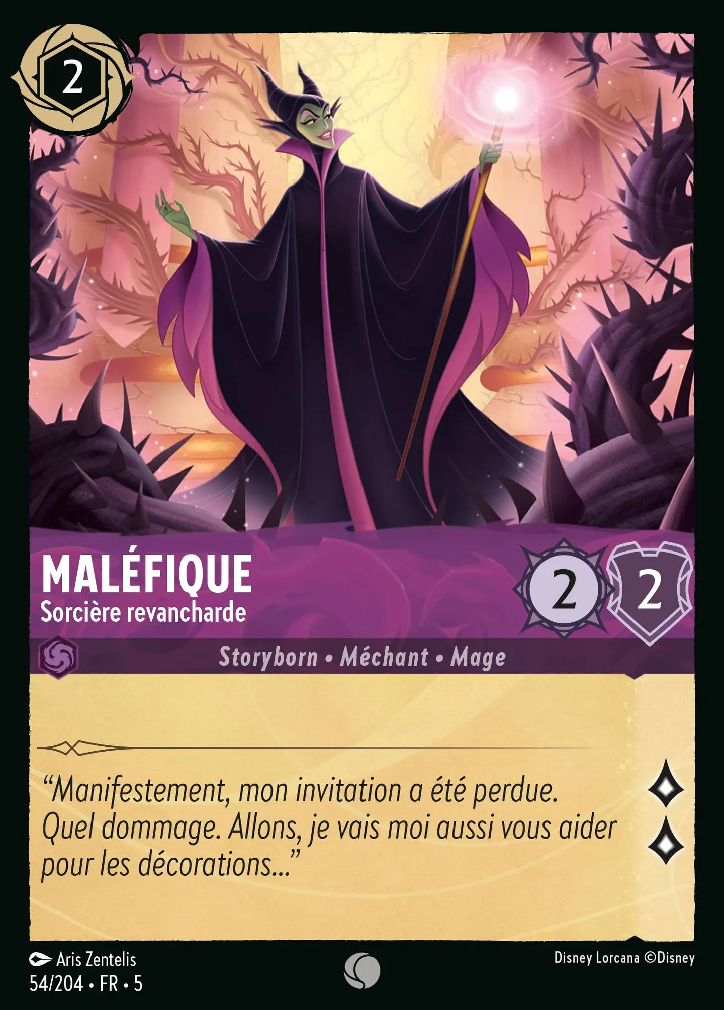 Maléfique - Sorcière revancharde — Shimmering Skies — Lorcana