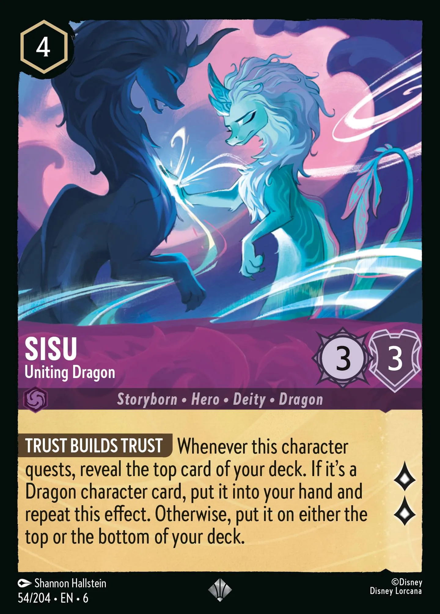 Sisu - Dragon fédérateur — Azurite Sea — Lorcana