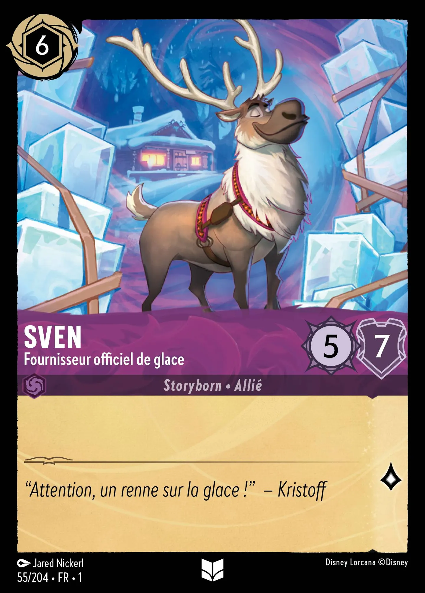 Sven - Fournisseur officiel de glace — The First Chapter — Lorcana