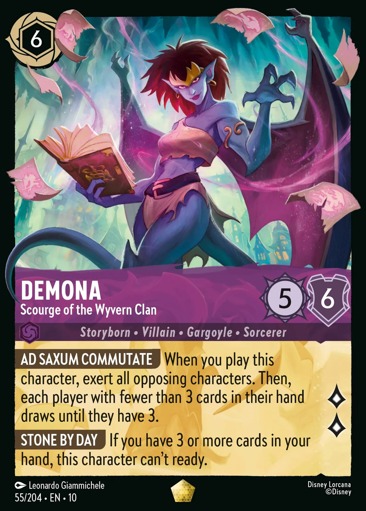 Demona - Scourge of the Wyvern Clan — Whispers in the Well — Lorcana