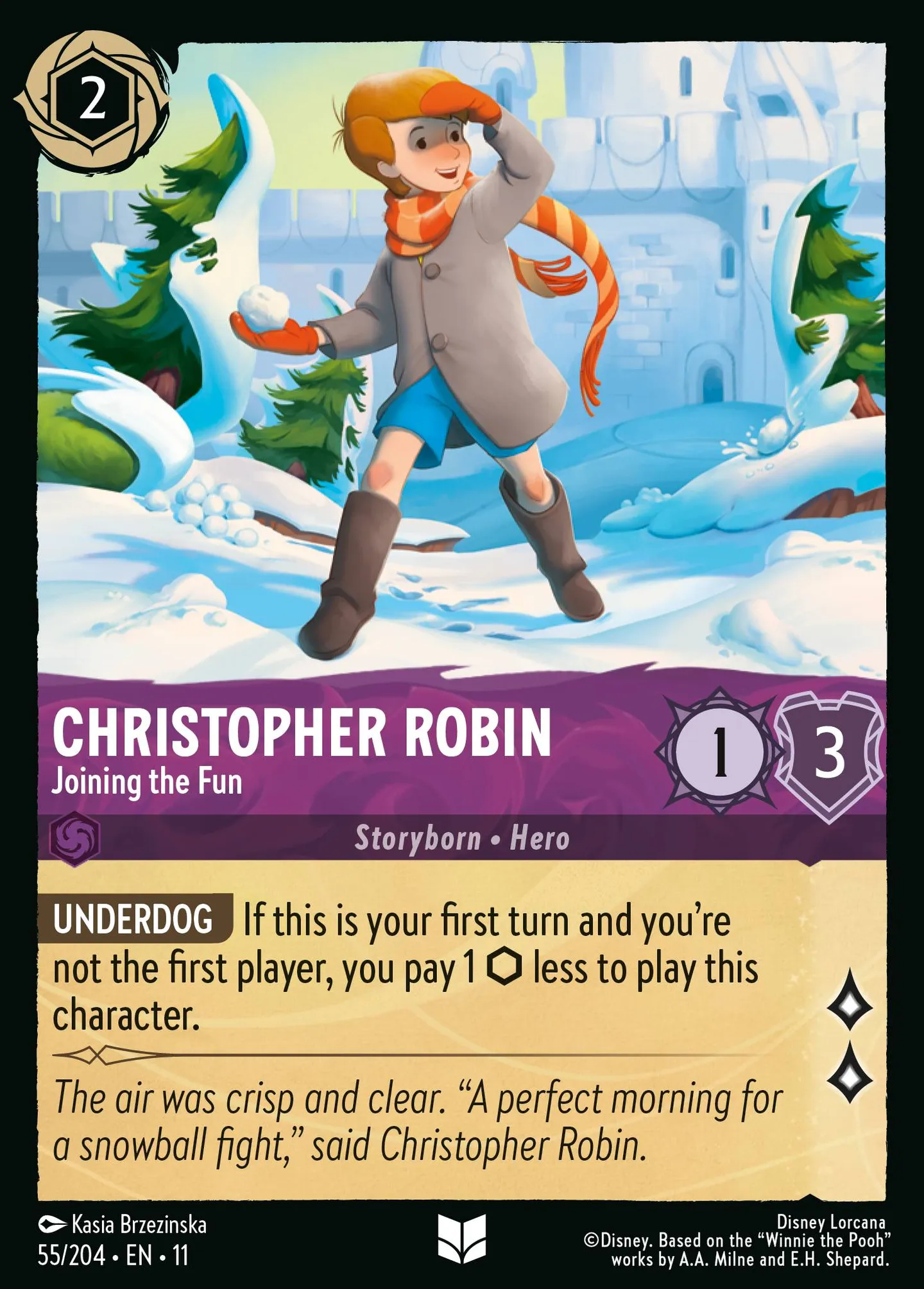 Christopher Robin - Joining the Fun — Winterspell — Lorcana