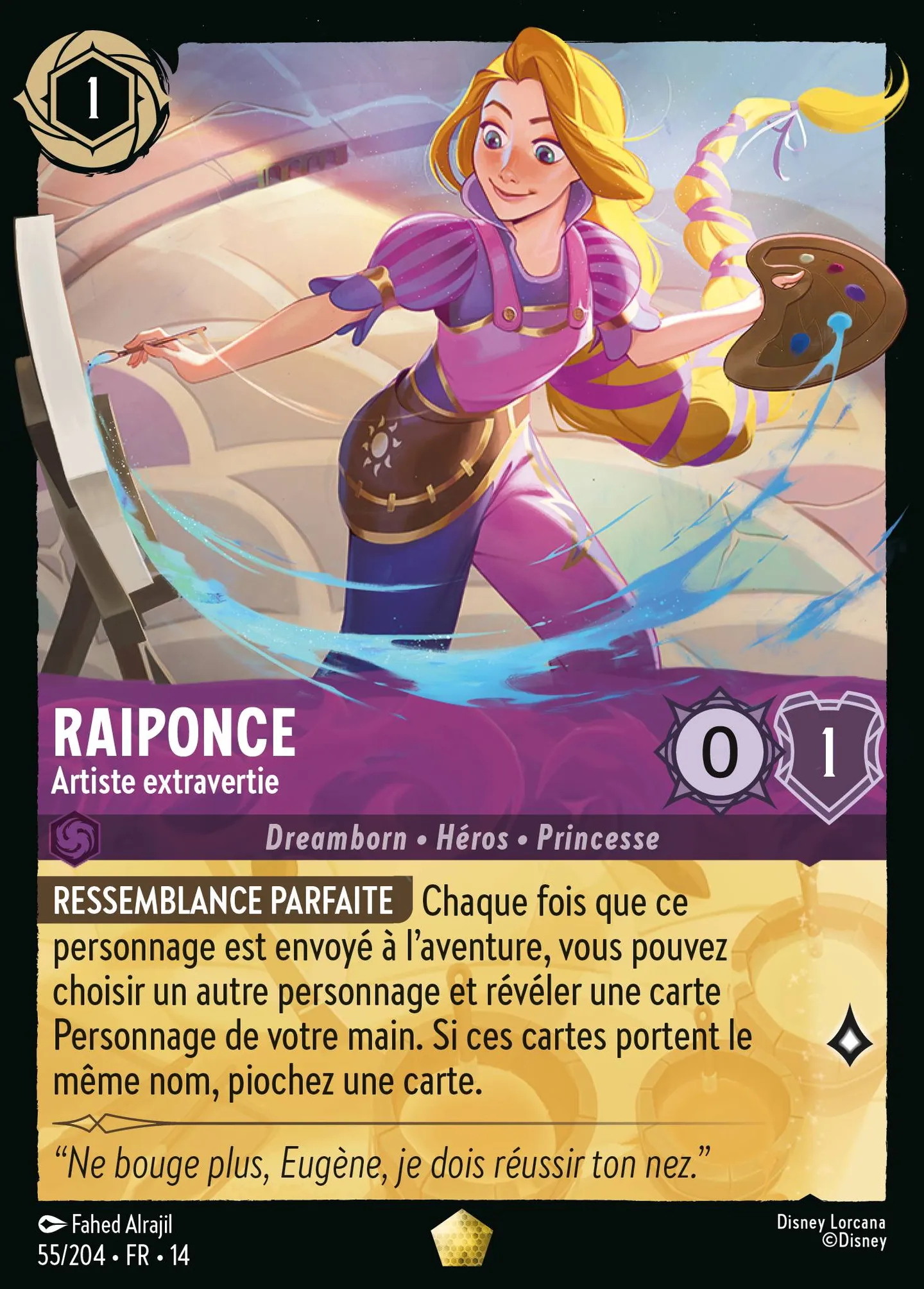 Raiponce - Artiste extravertie — Hyperia City — Lorcana