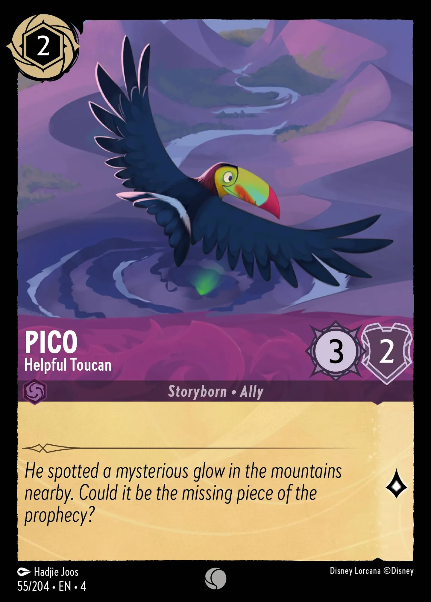 Pico - Toucan serviable — Ursula's Return — Lorcana