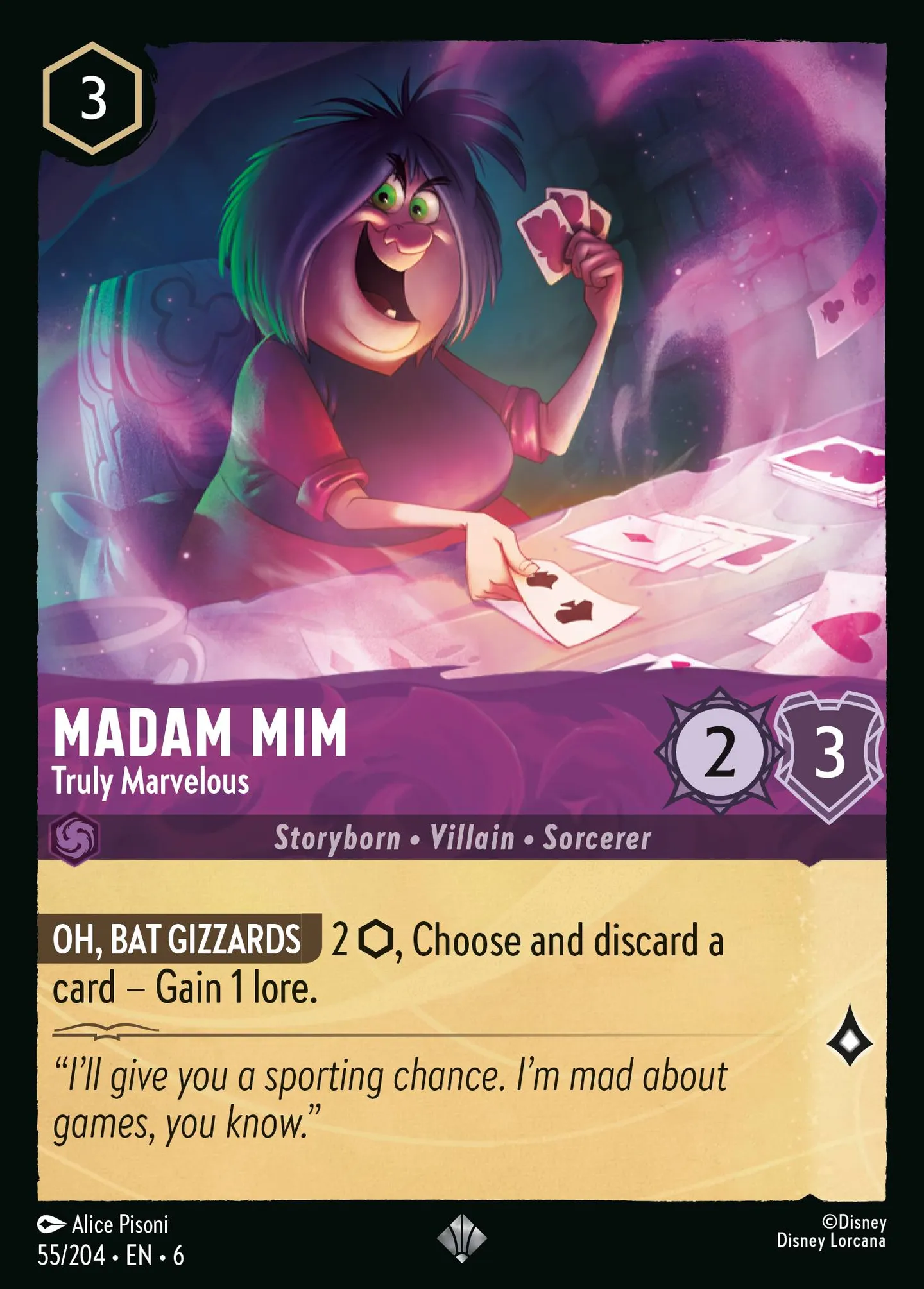 Madam Mim - Truly Marvelous — Azurite Sea — Lorcana