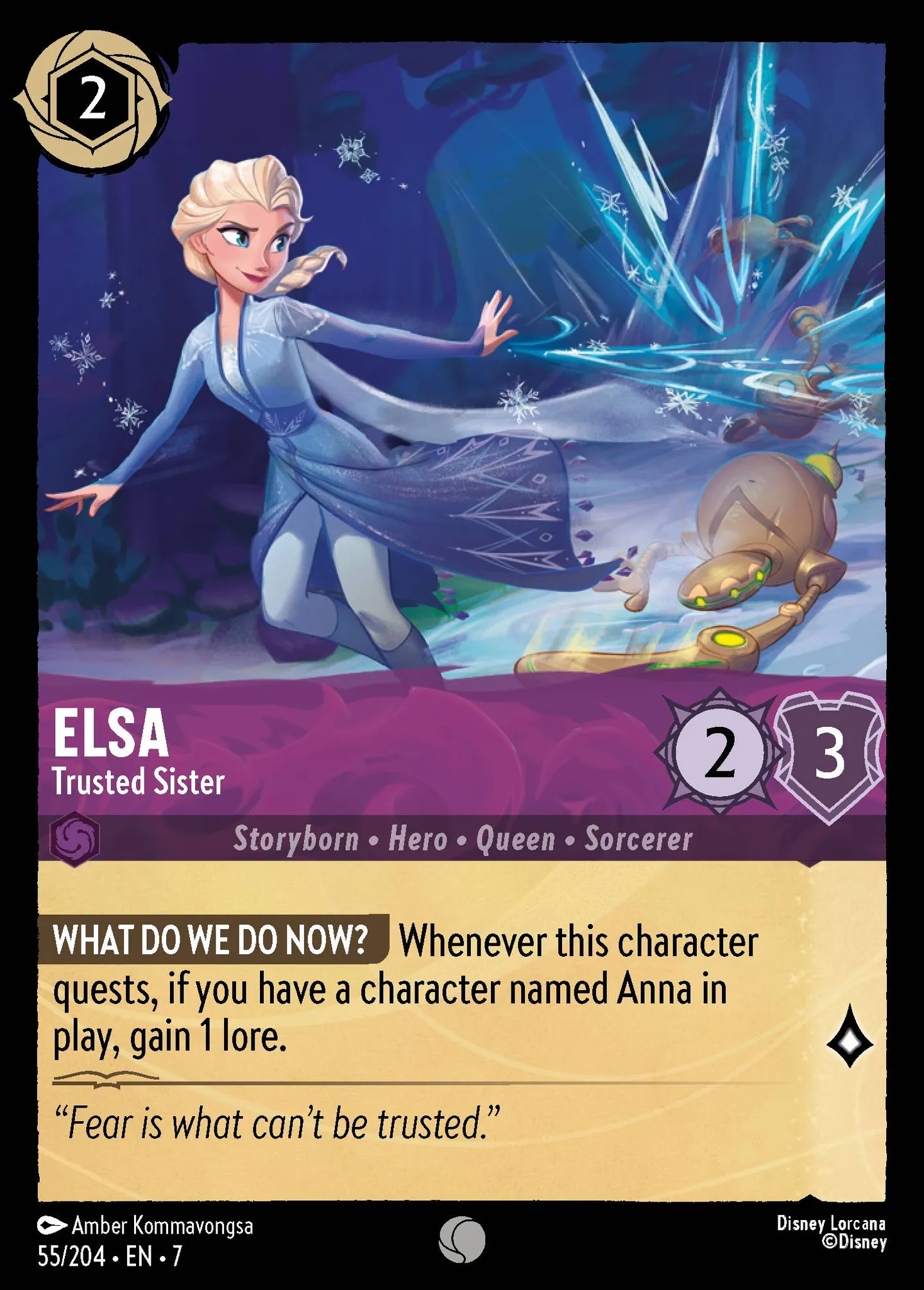 Elsa - Sœur de confiance — Archazia's Island — Lorcana