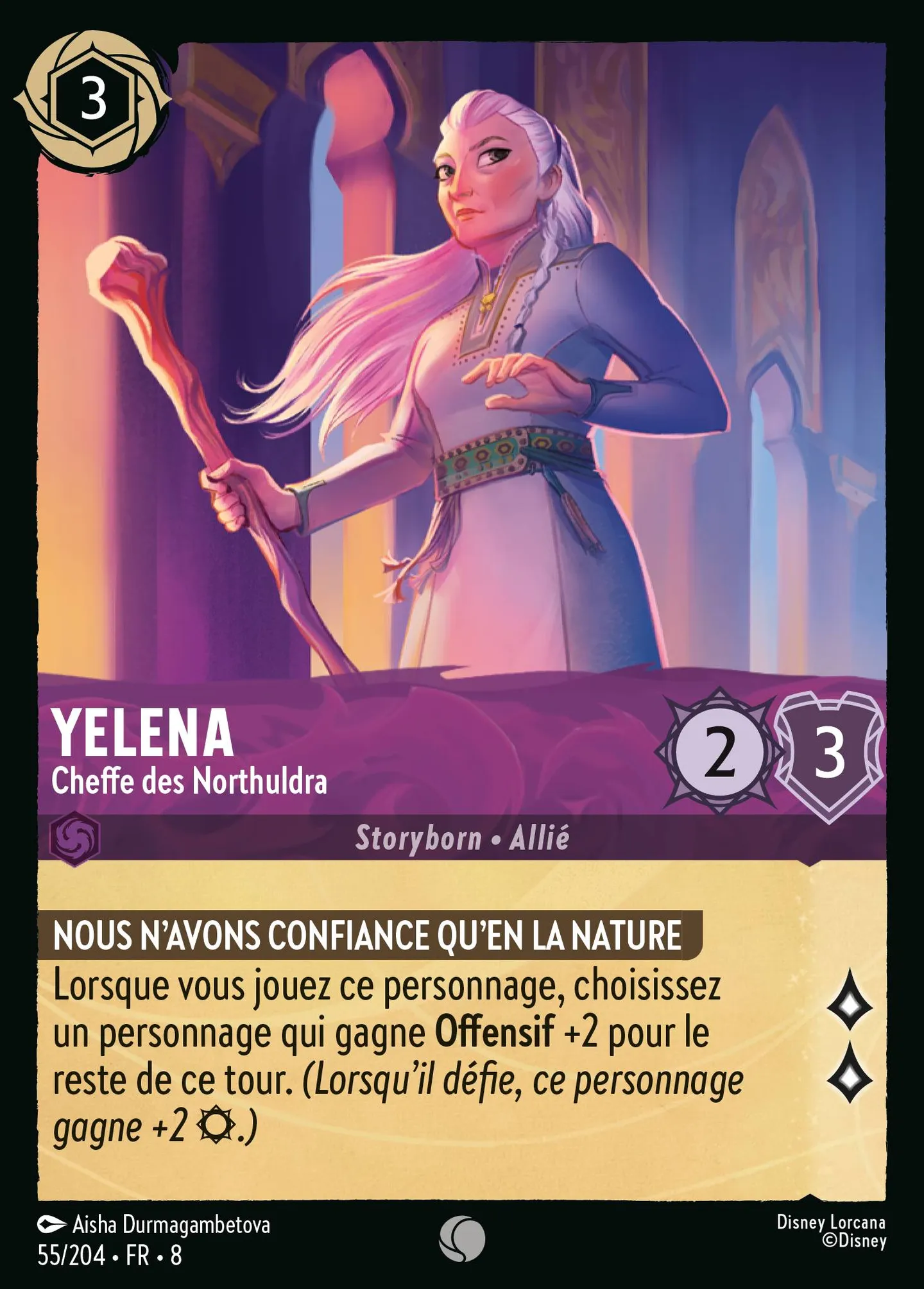 Yelena - Cheffe des Northuldra — The Reign of Jafar — Lorcana