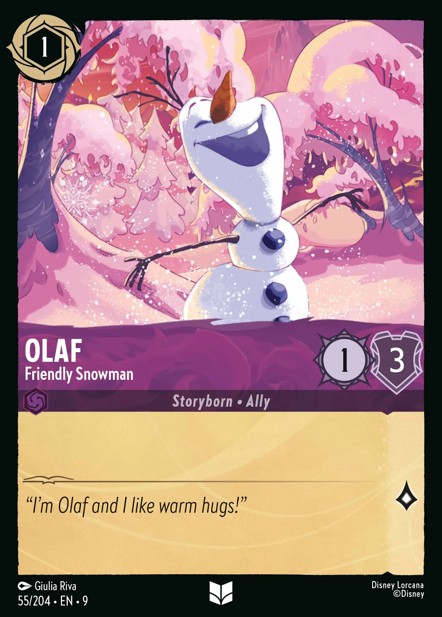 Olaf - Gentil bonhomme de neige — Fabled — Lorcana