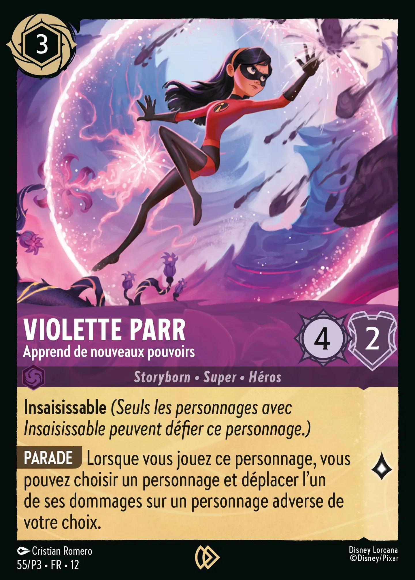 Violette Parr - Apprend de nouveaux pouvoirs — Promos - Year 3 — Lorcana