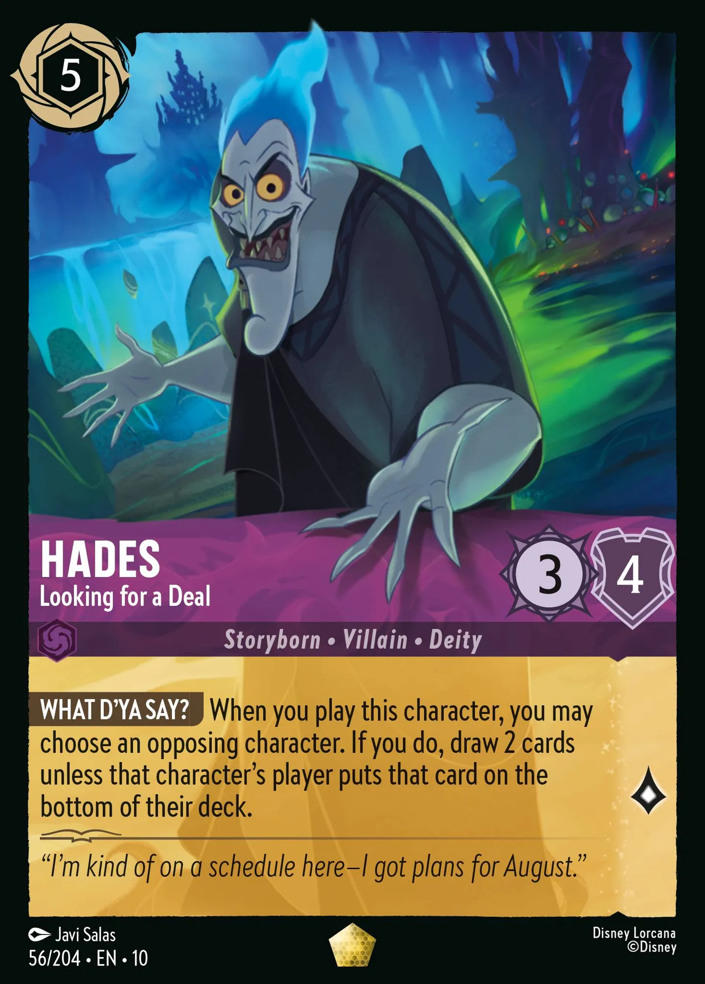 Hades - Looking for a Deal — Whispers in the Well — Lorcana