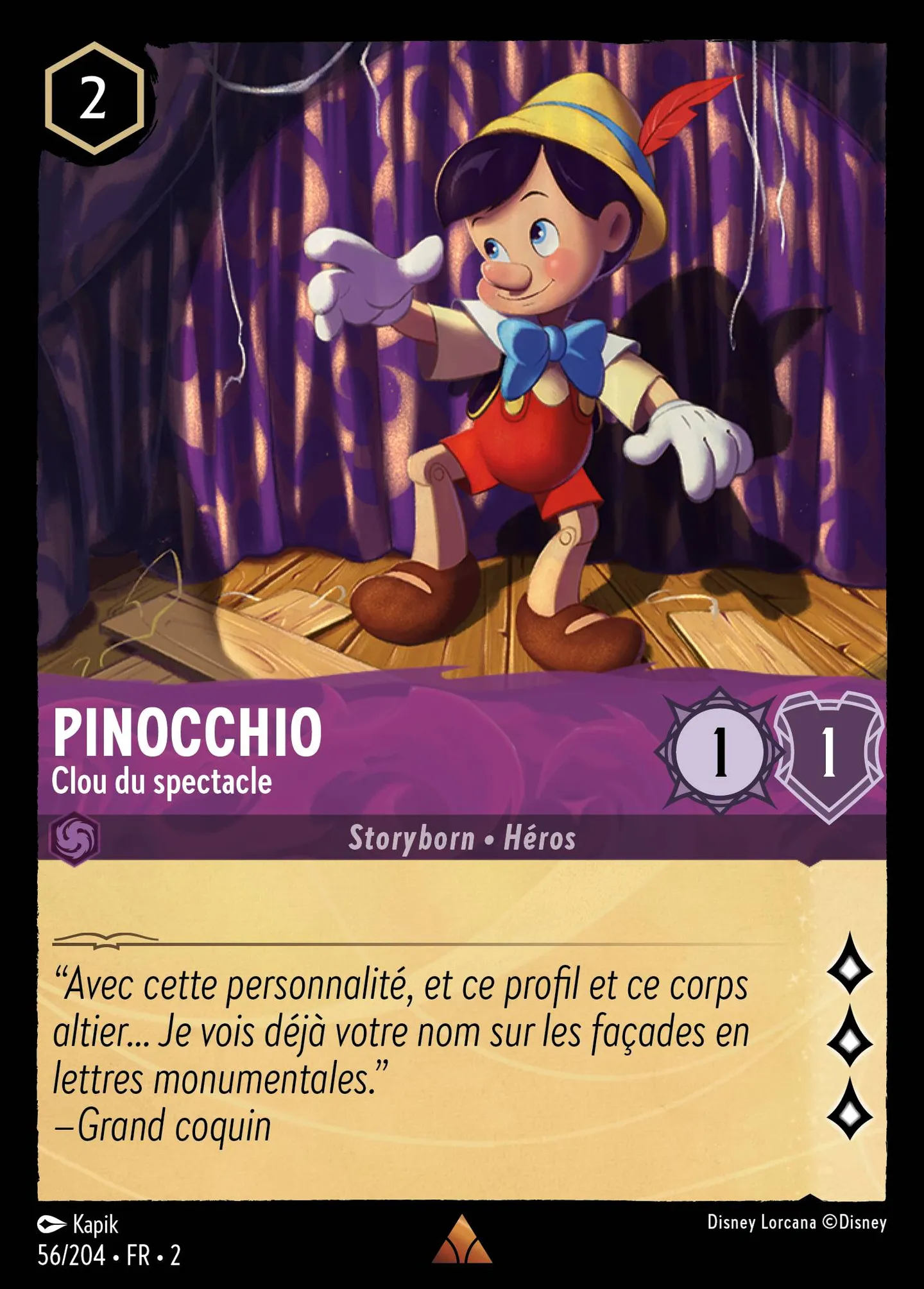 Pinocchio - Clou du spectacle — Rise of the Floodborn — Lorcana