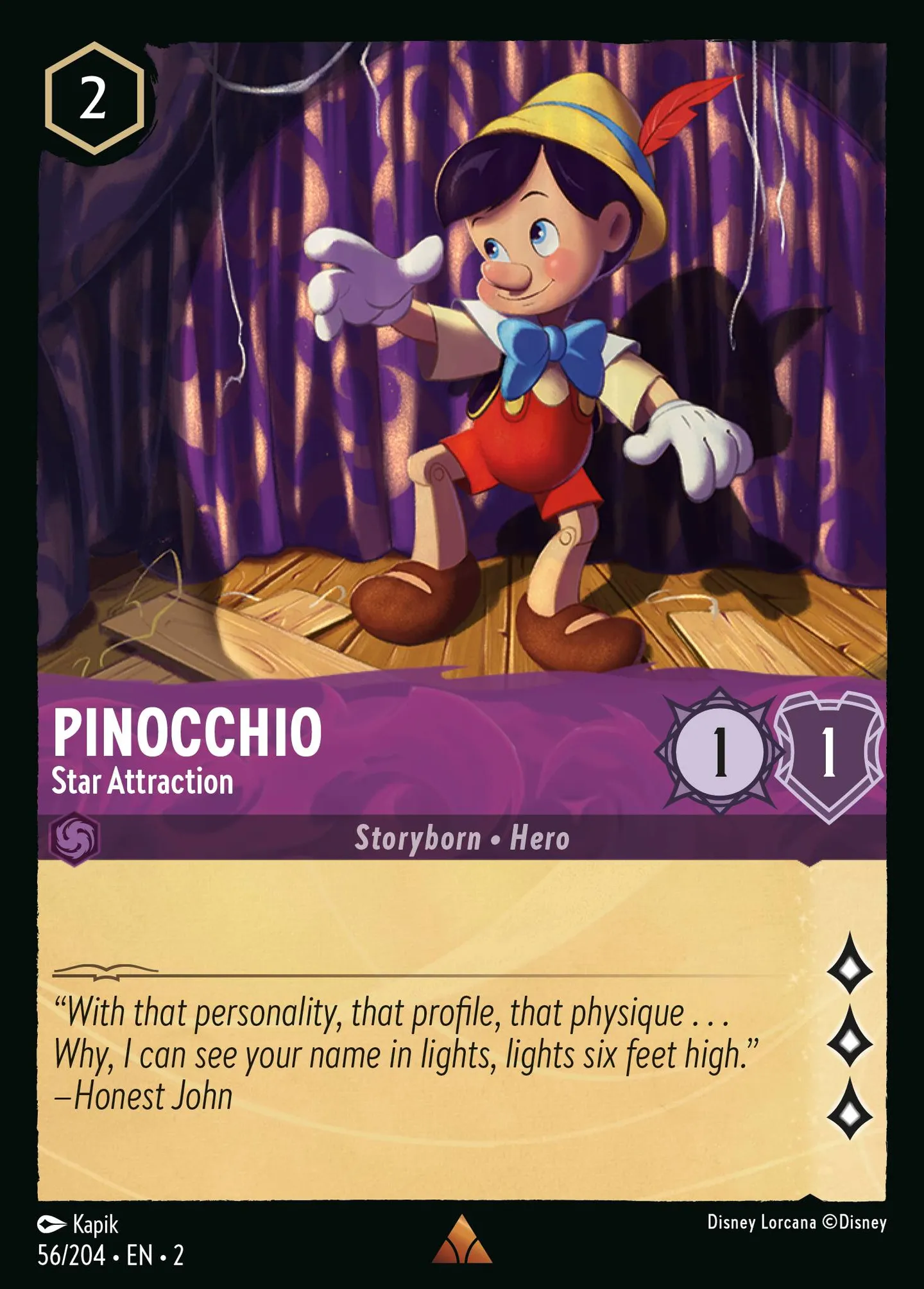 Pinocchio - Clou du spectacle — Rise of the Floodborn — Lorcana