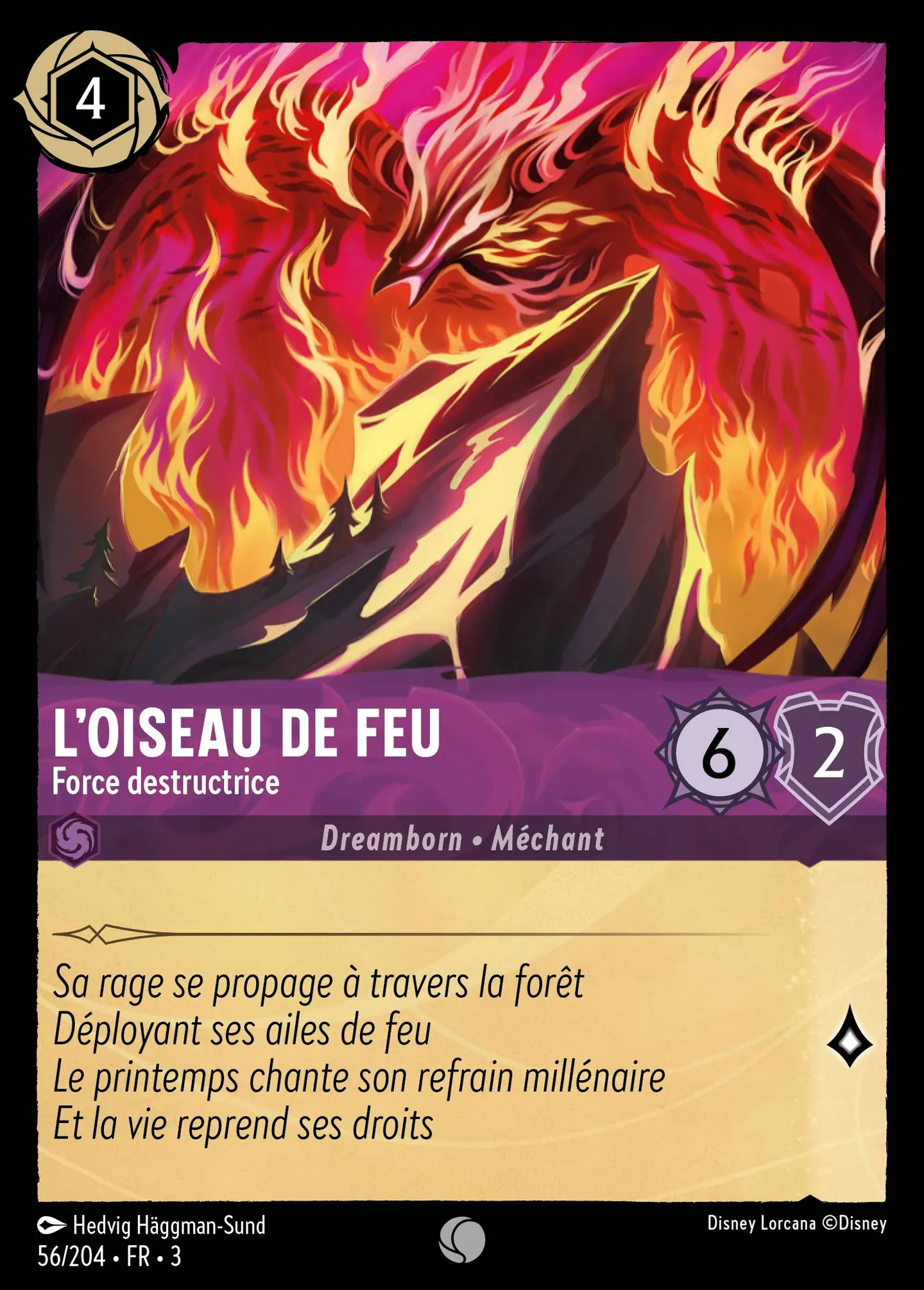 L'Oiseau de Feu - Force destructrice — Into the Inklands — Lorcana