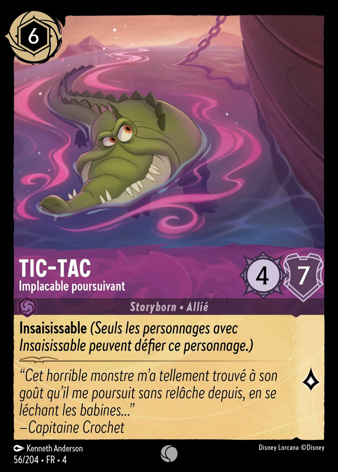 Tic-Tac - Implacable poursuivant — Ursula's Return — Lorcana