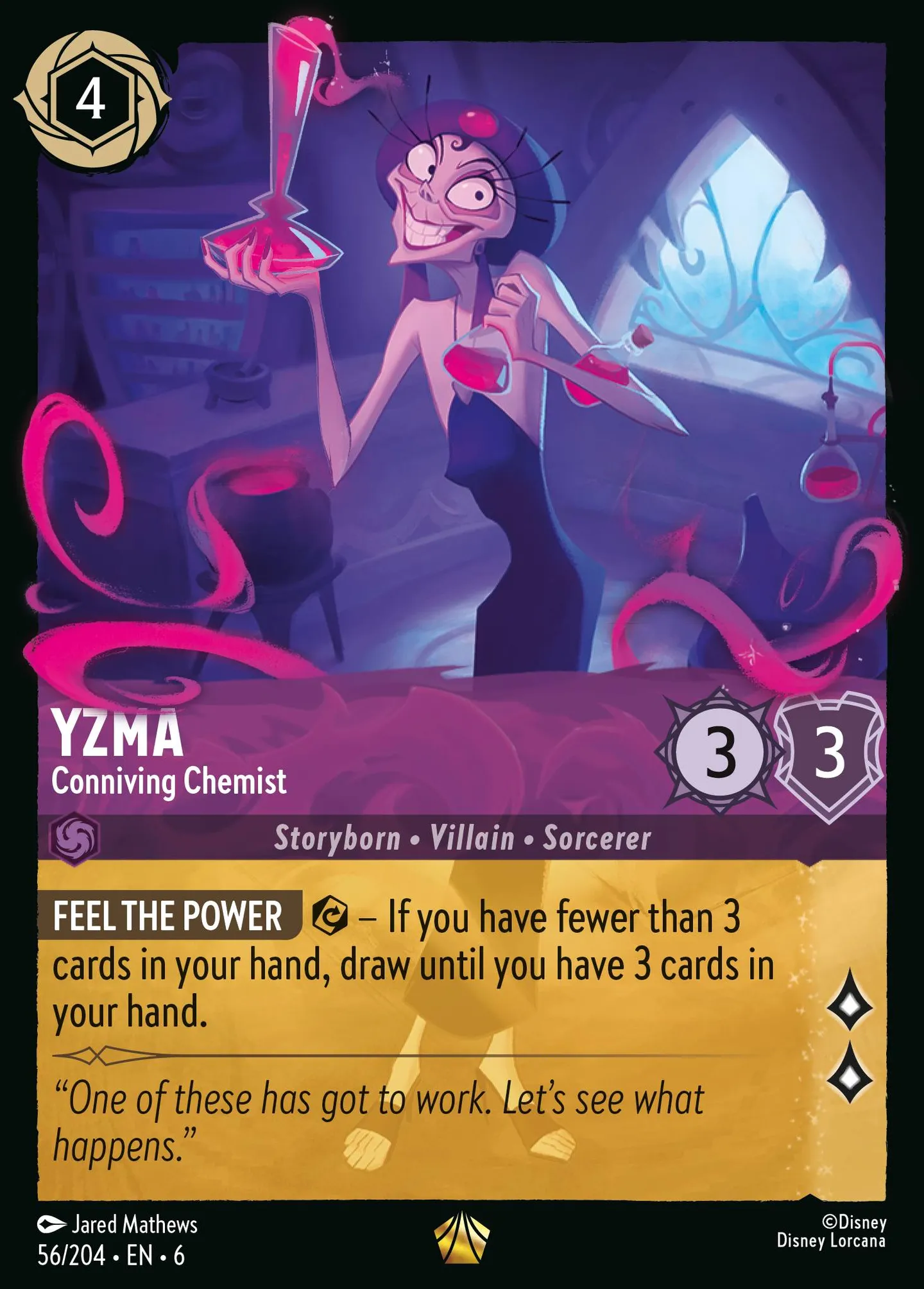 Yzma - Conniving Chemist — Azurite Sea — Lorcana