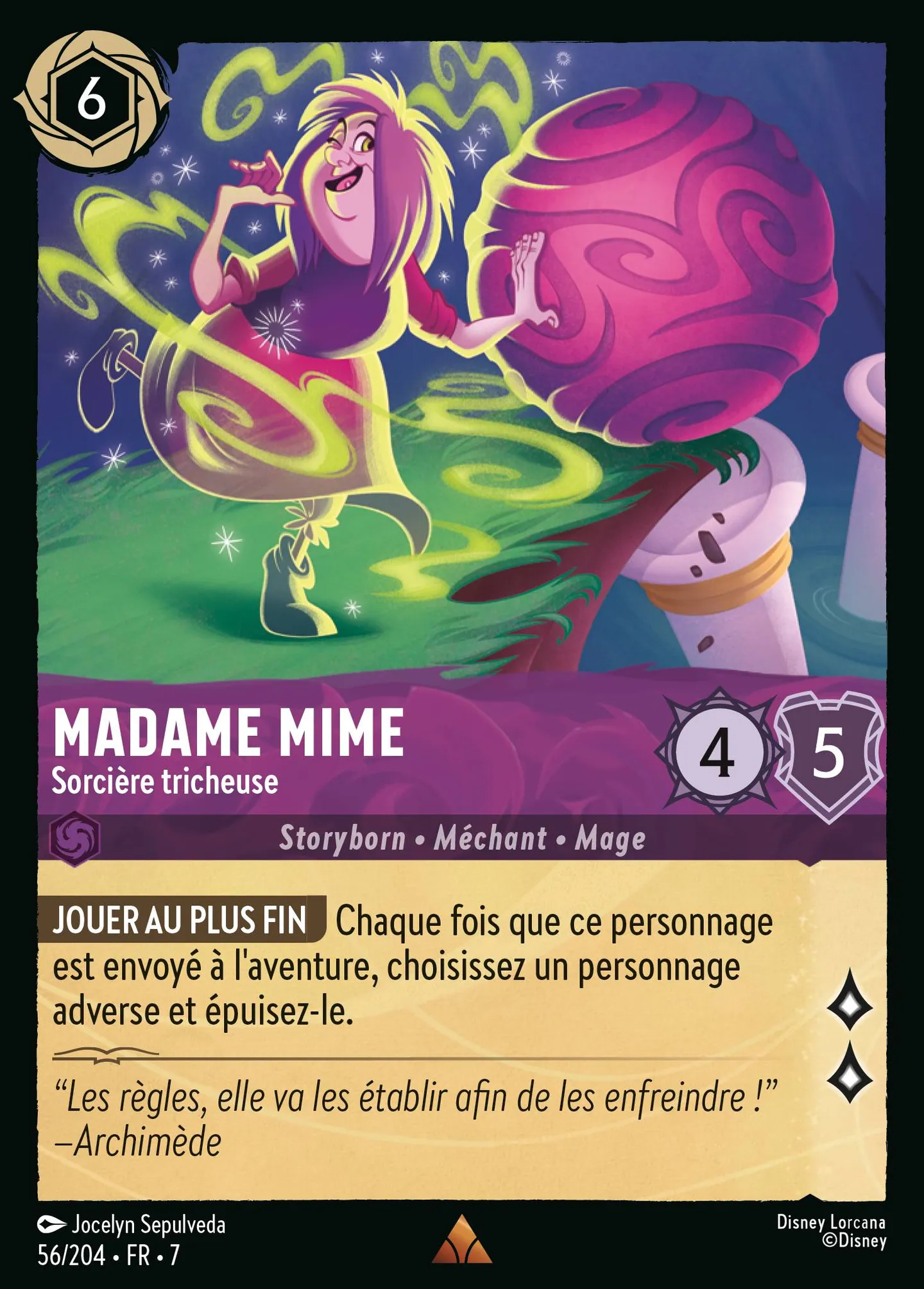 Madame Mime - Sorcière tricheuse — Archazia's Island — Lorcana