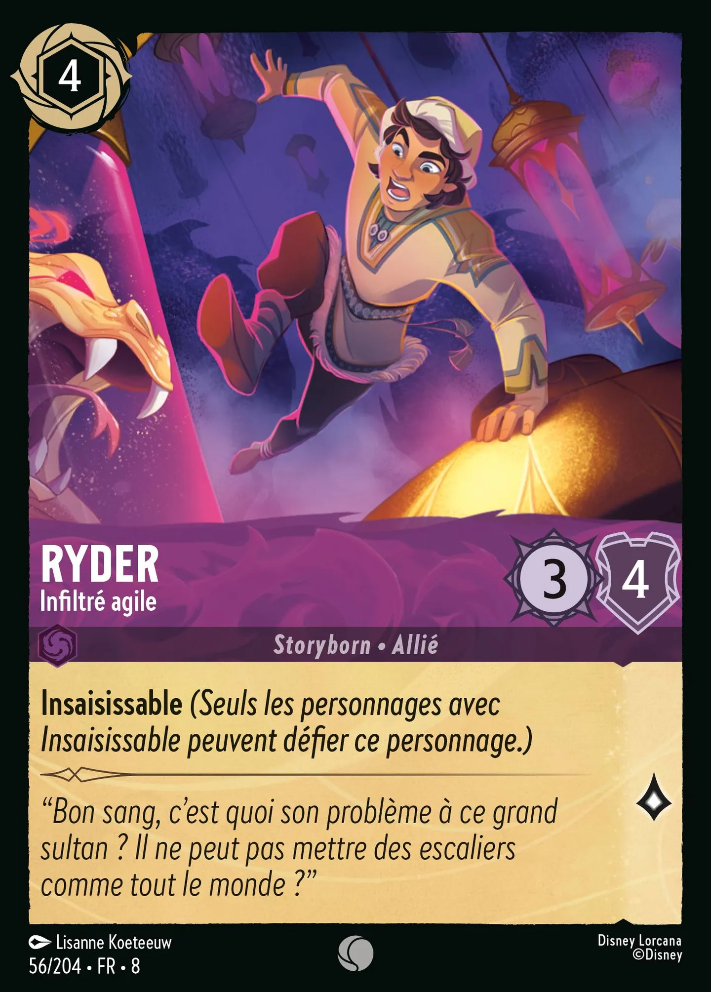 Ryder - Infiltré agile — The Reign of Jafar — Lorcana