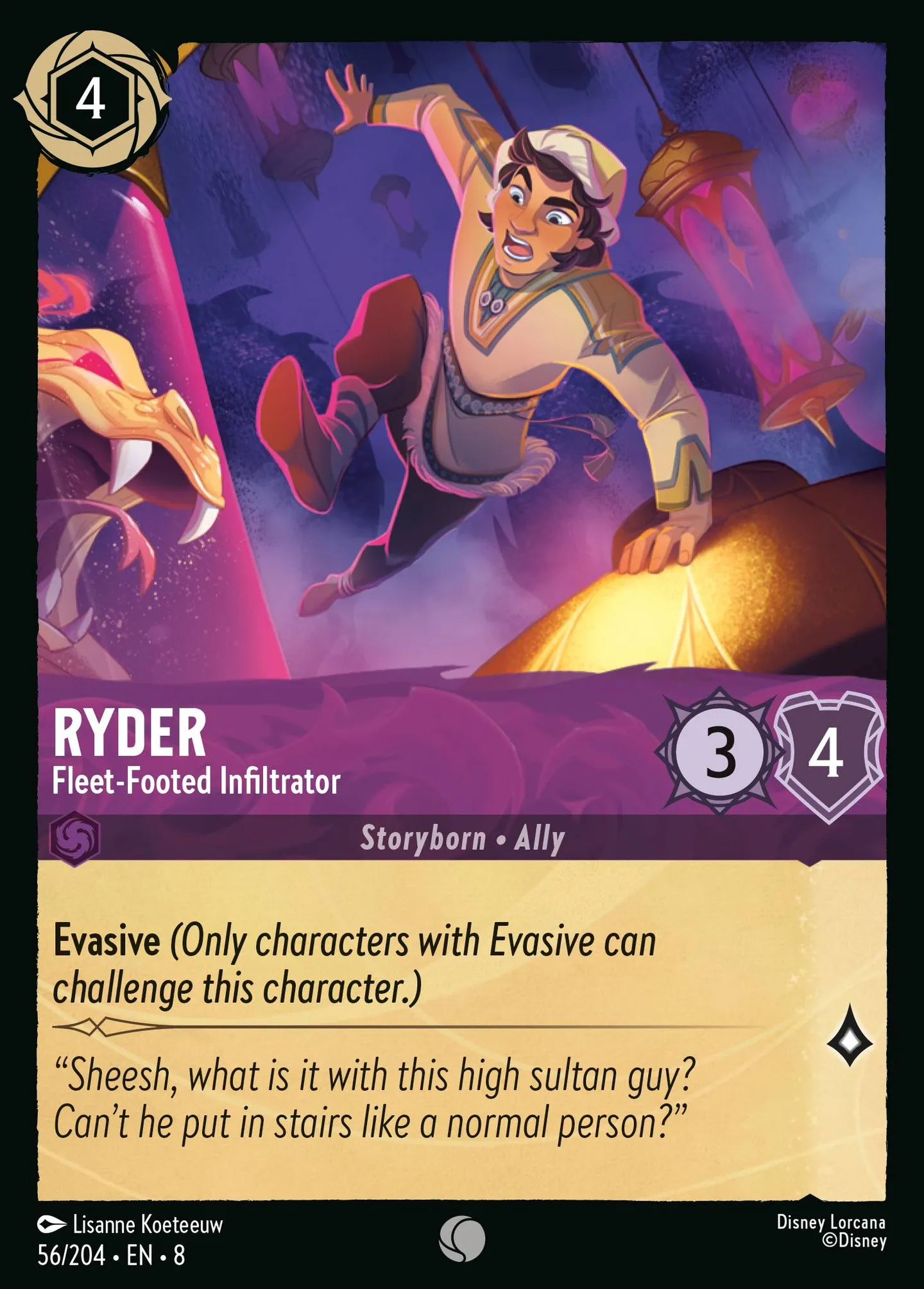 Ryder - Infiltré agile — The Reign of Jafar — Lorcana