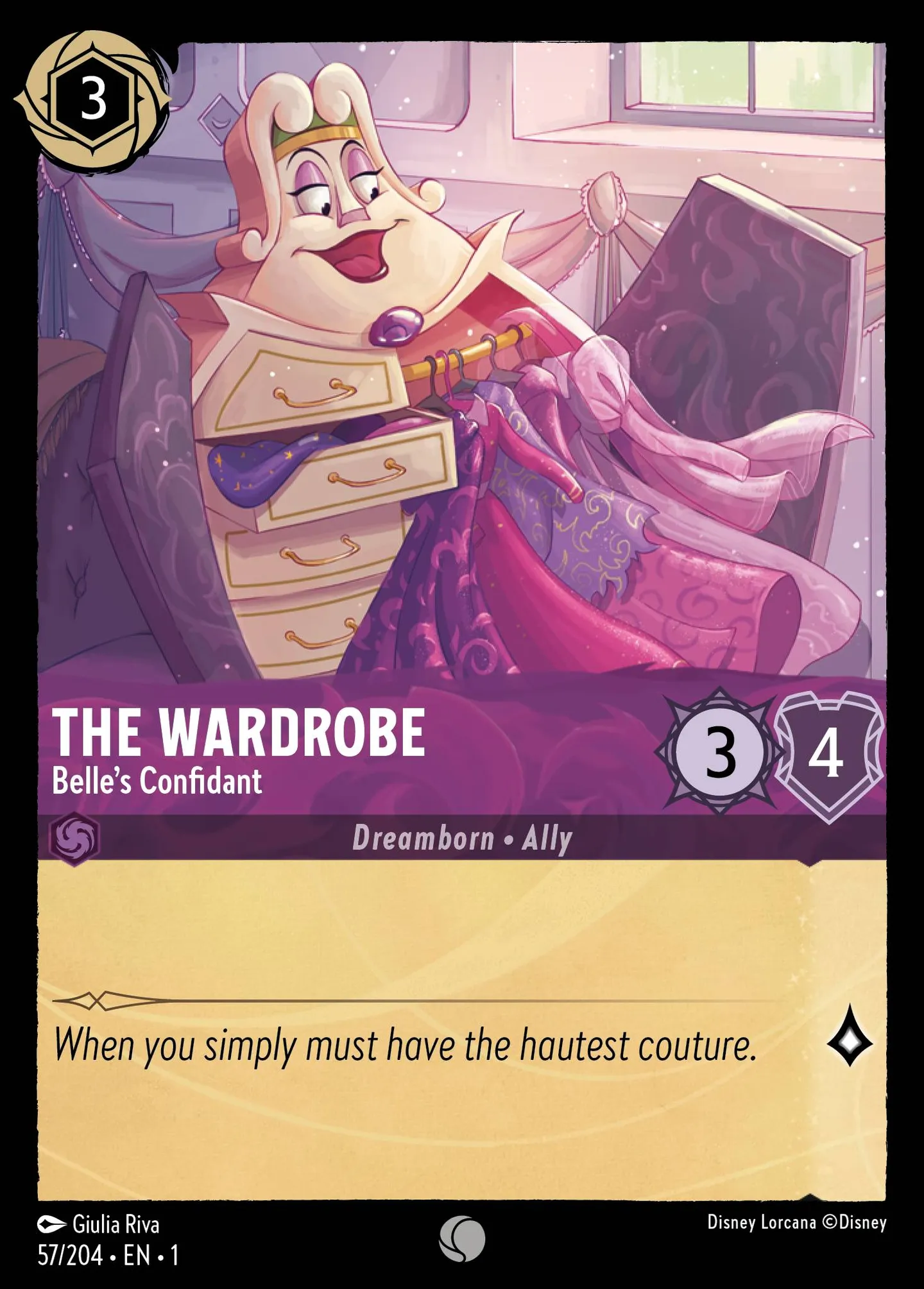 Madame de Garderobe - Confidente de Belle — The First Chapter — Lorcana