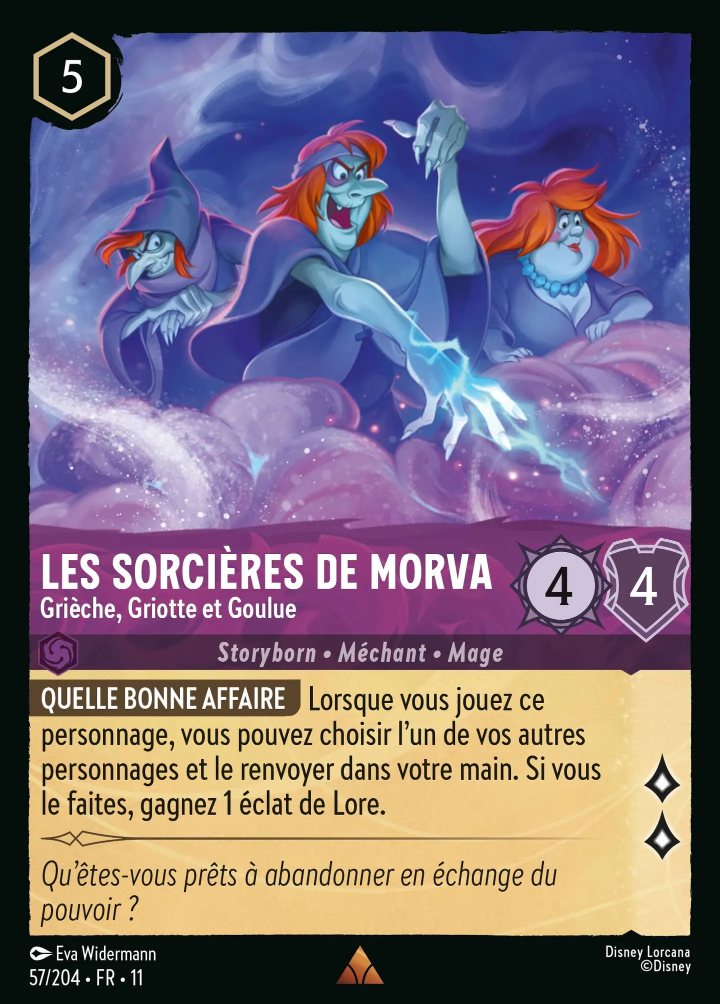 Les sorcières de Morva - Grièche, Griotte et Goulue — Winterspell — Lorcana