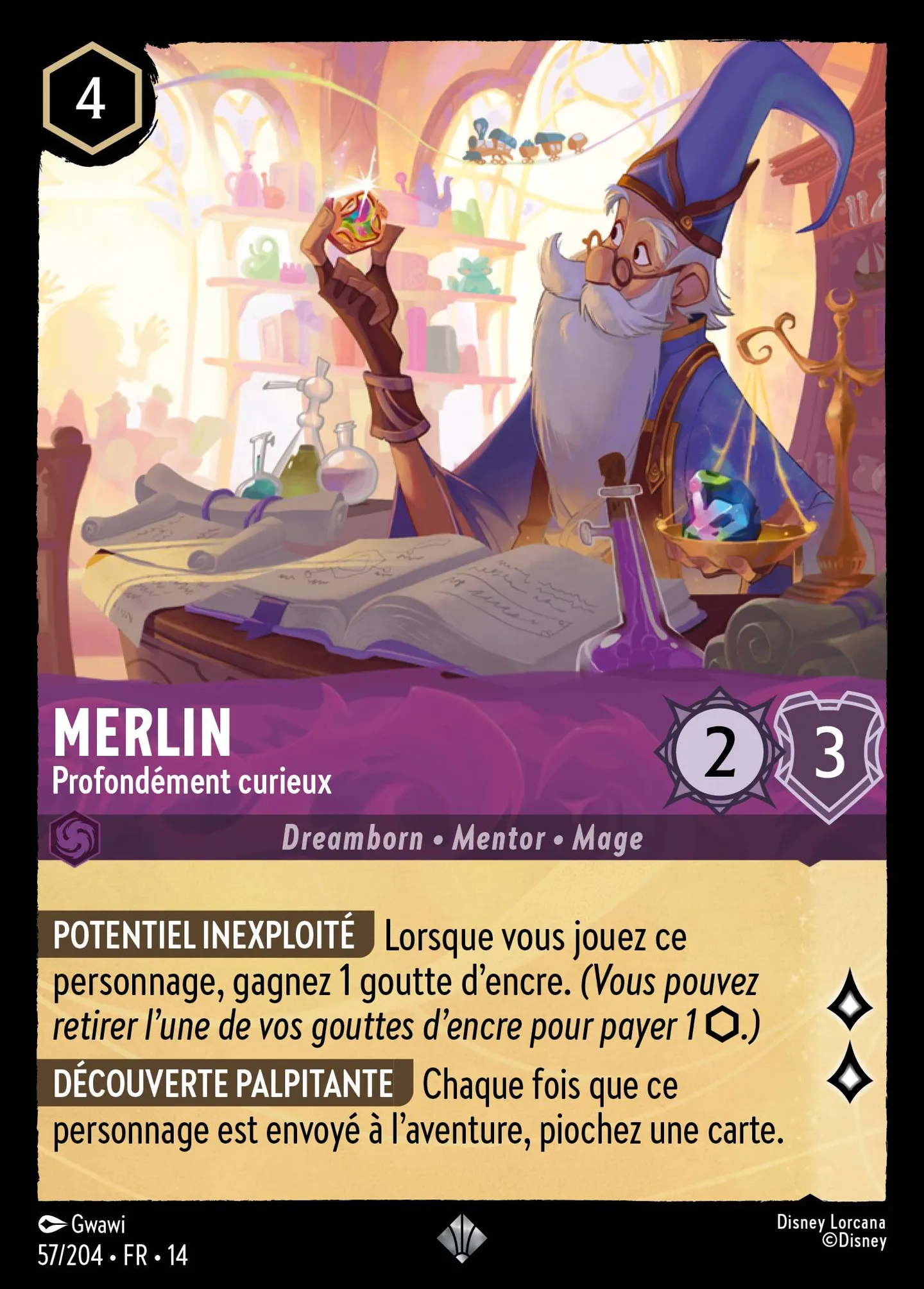 Merlin - Profondément curieux — Hyperia City — Lorcana