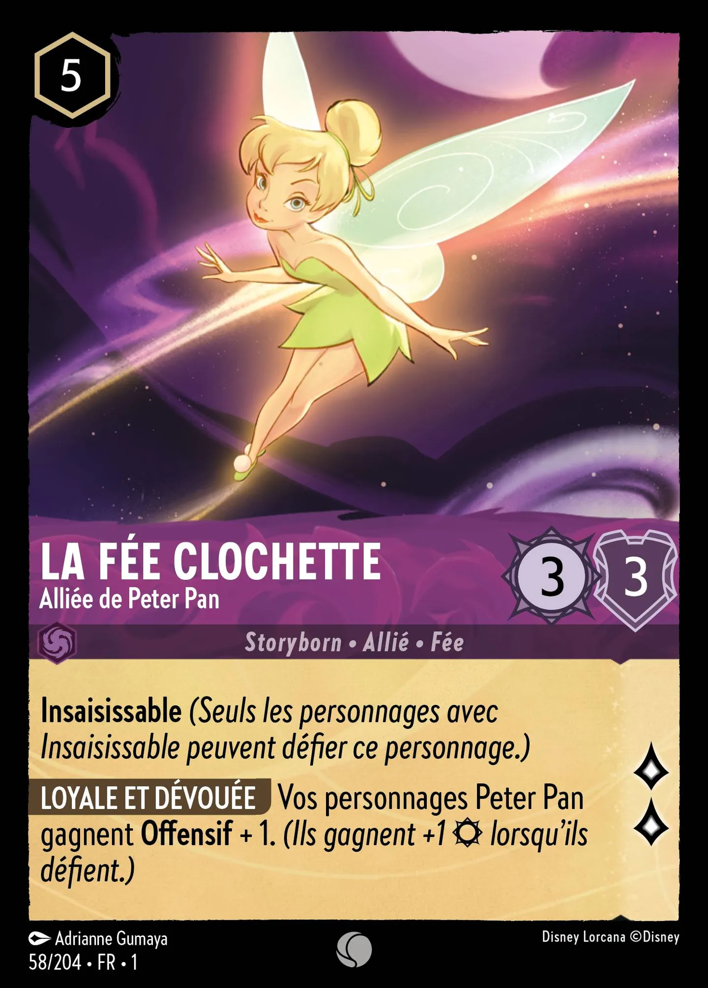 La Fée Clochette - Alliée de Peter Pan — The First Chapter — Lorcana