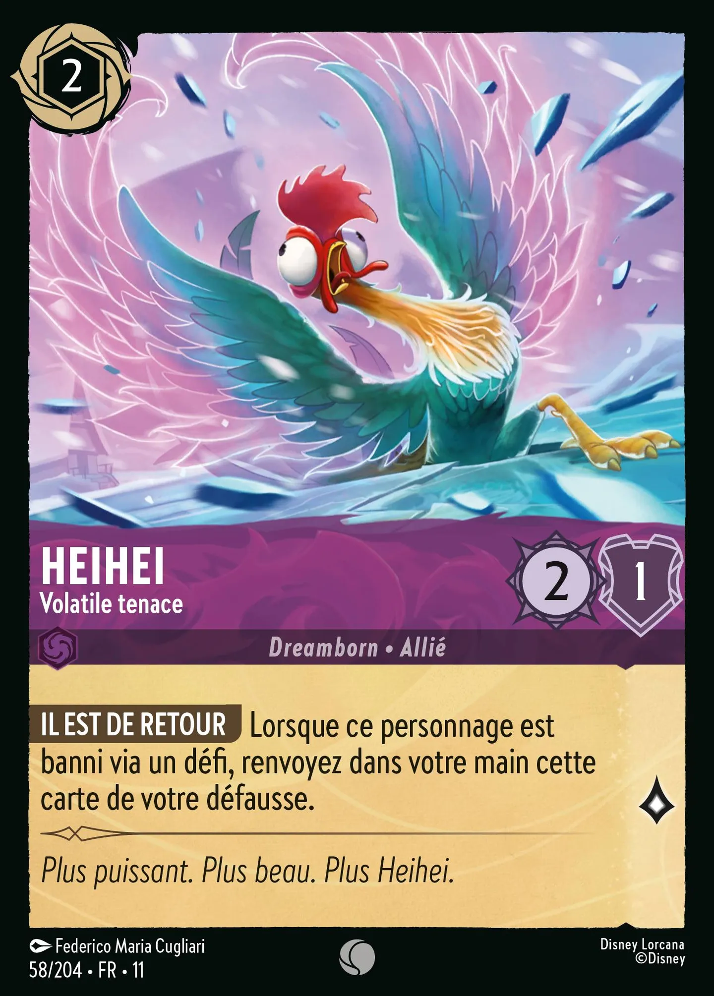 Heihei - Volatile tenace — Winterspell — Lorcana