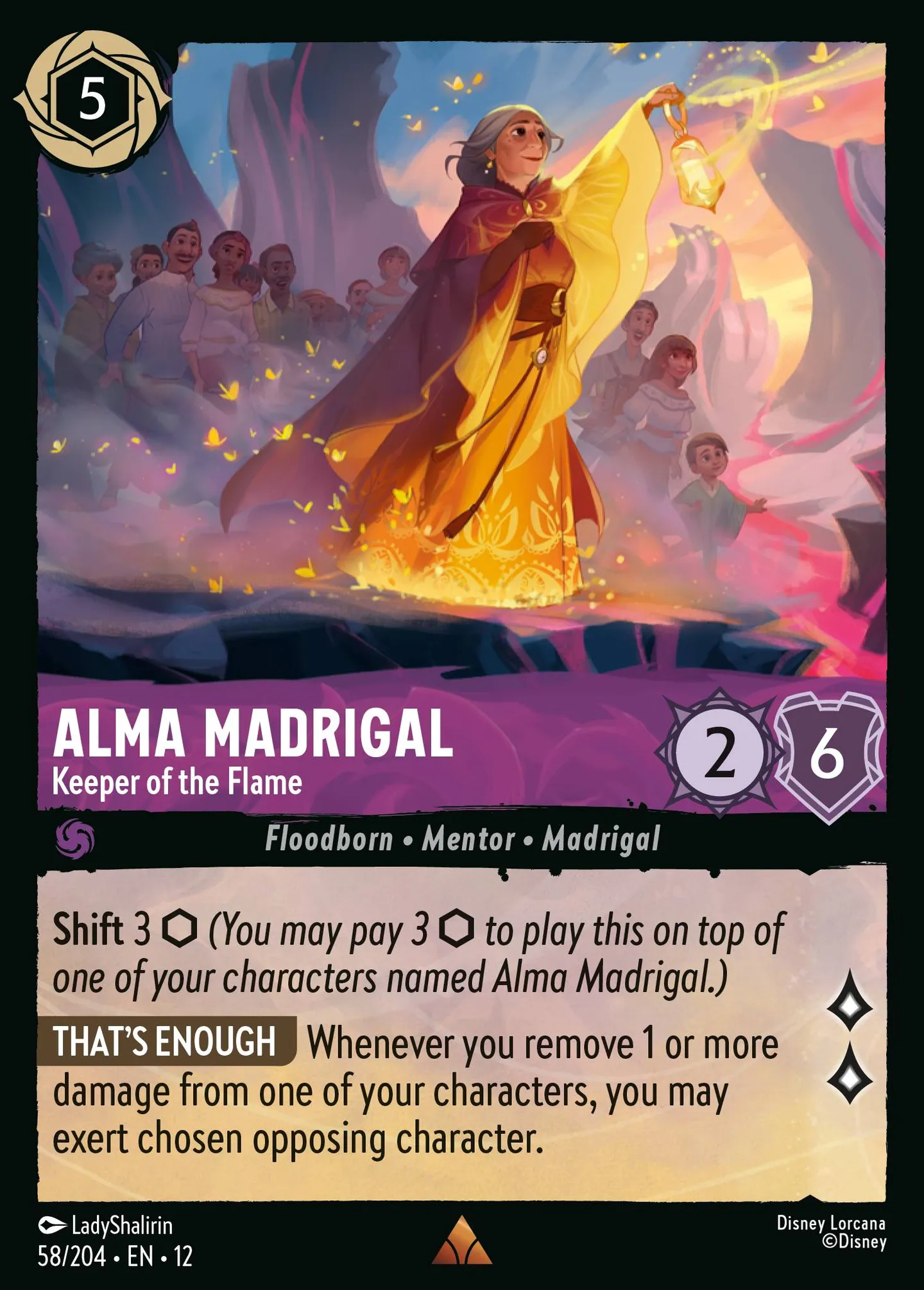 Alma Madrigal - Gardienne de la flamme — Wilds Unknown — Lorcana