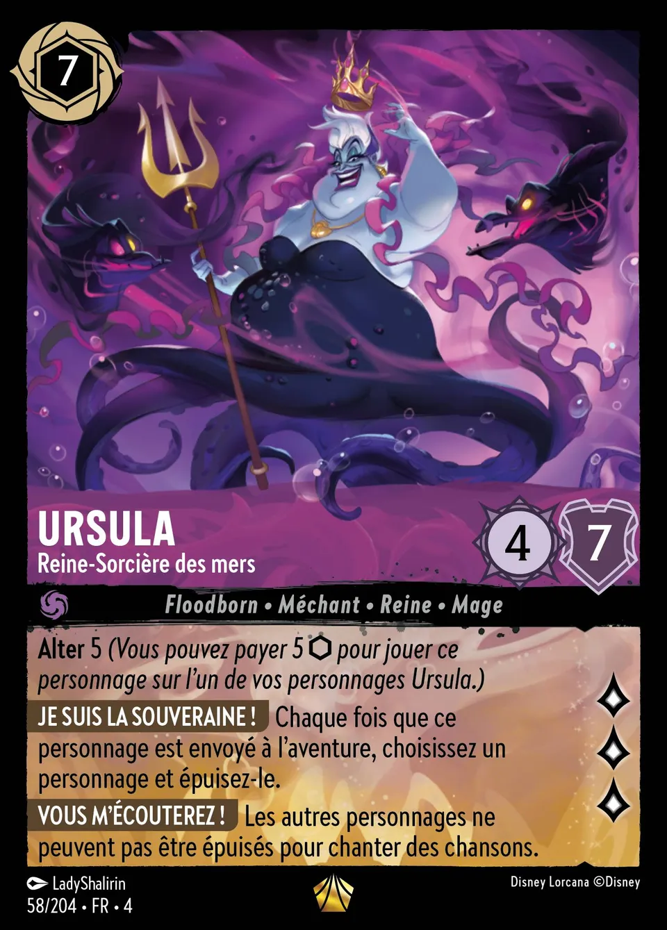 Ursula - Reine-Sorcière des mers from Ursula's Return - Lorcana