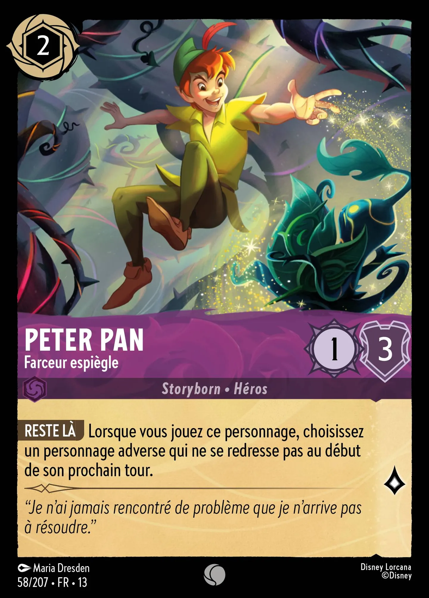 Peter Pan - Farceur espiègle — Attack of the Vine! — Lorcana