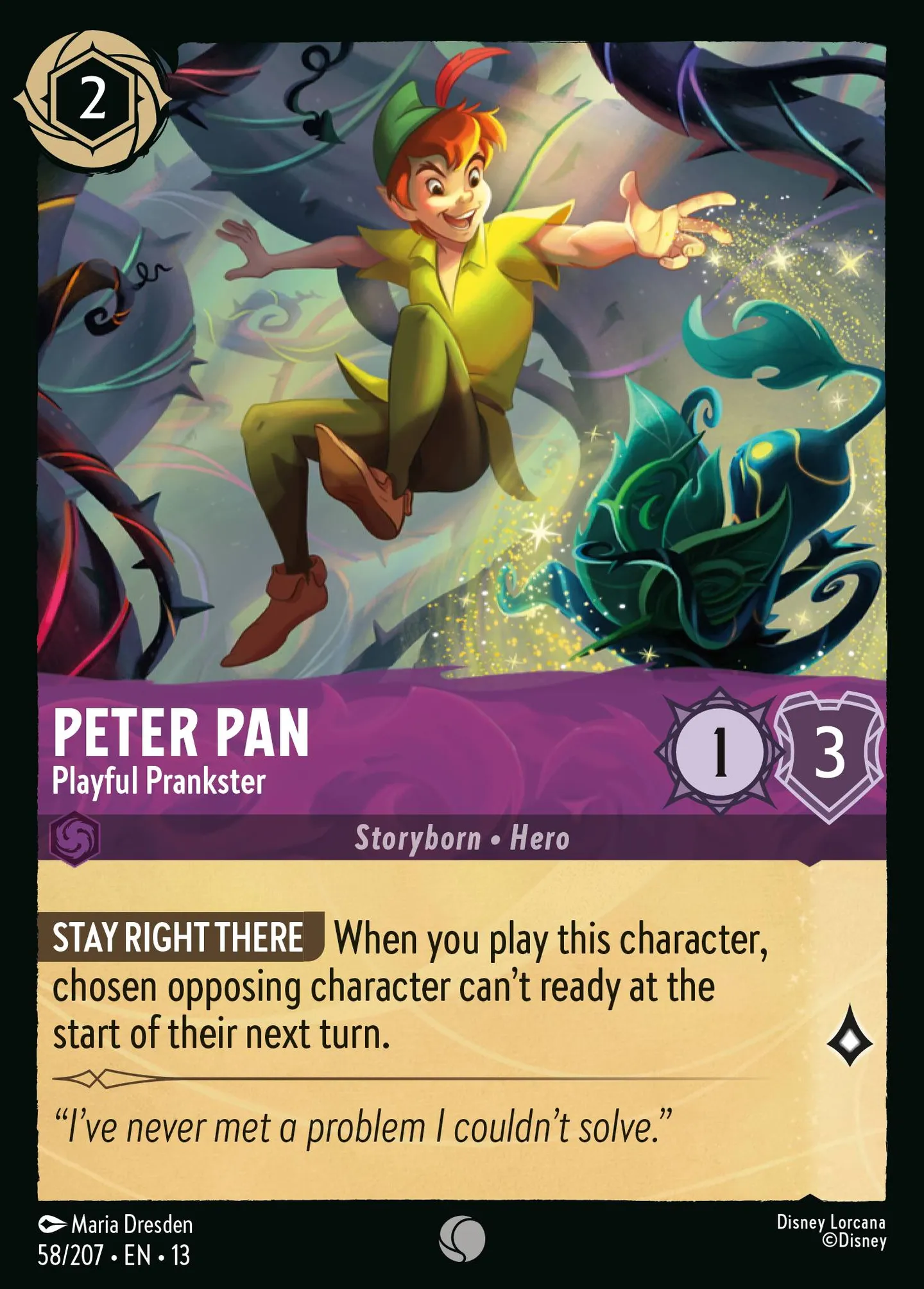 Peter Pan - Playful Prankster — Attack of the Vine! — Lorcana