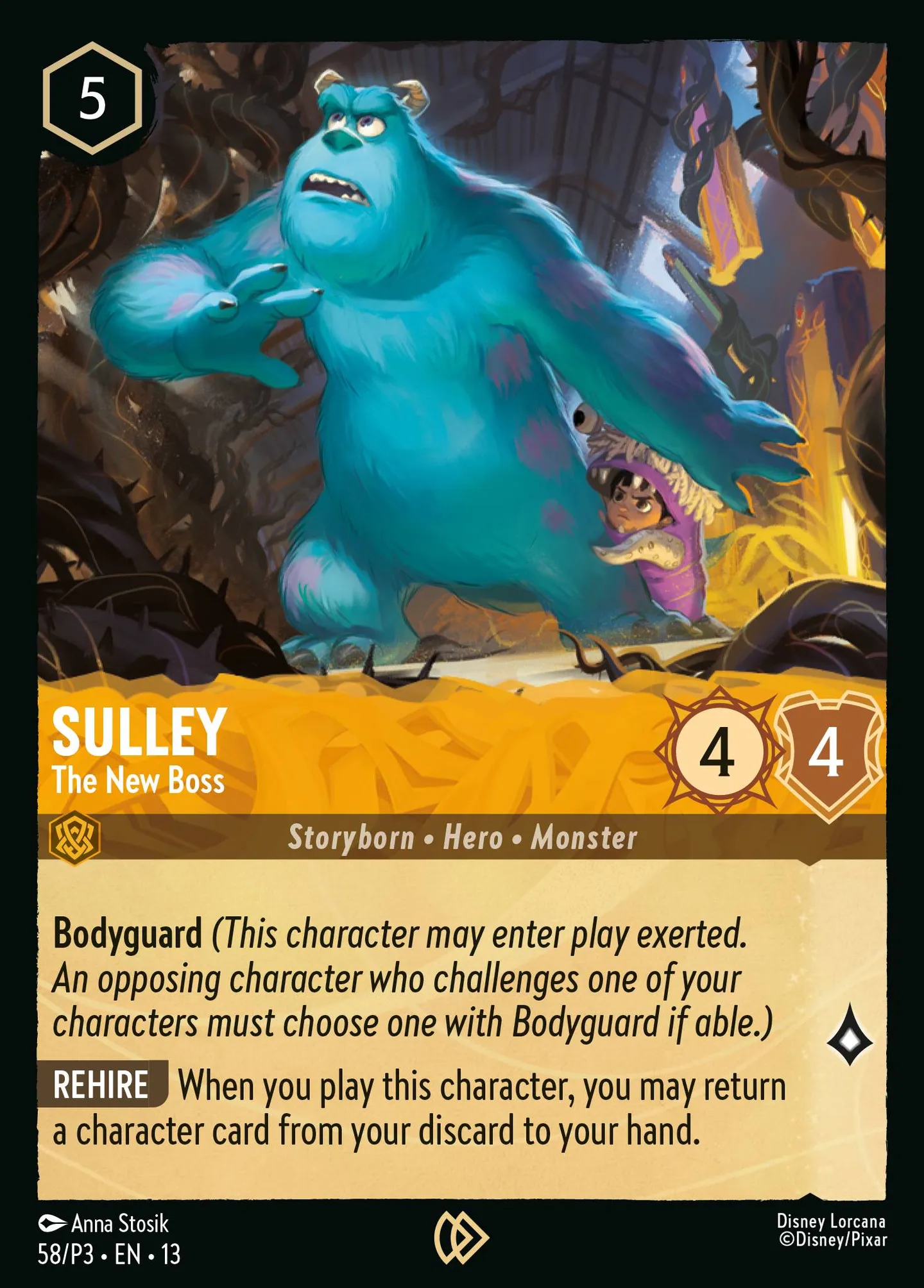 Sulley - The New Boss — Promos - Year 3 — Lorcana