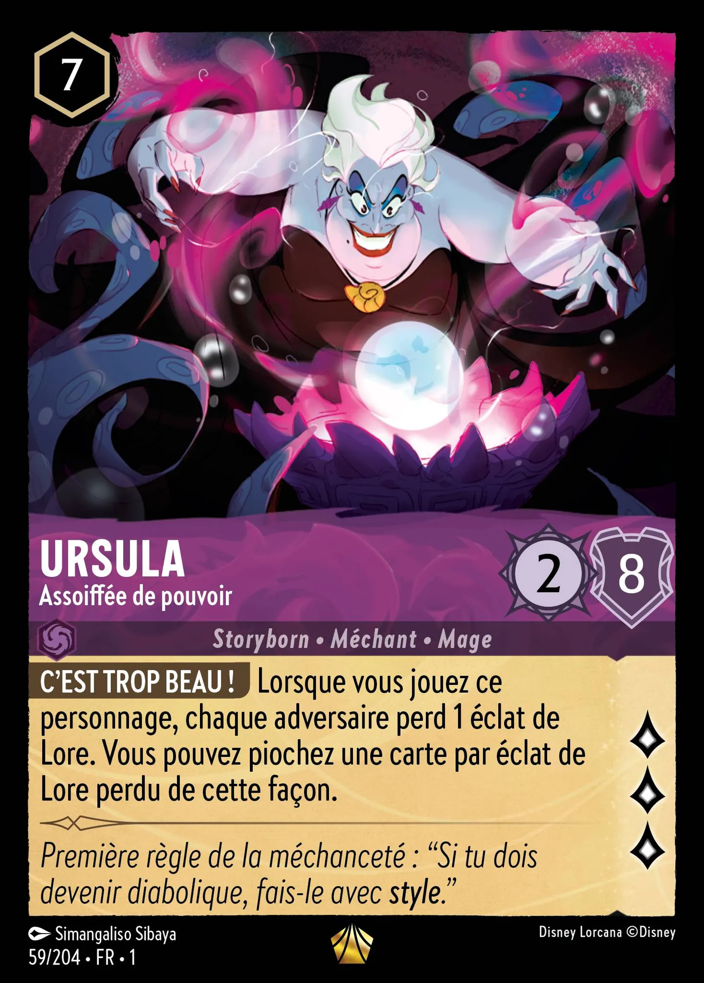 Ursula - Assoiffée de pouvoir — The First Chapter — Lorcana
