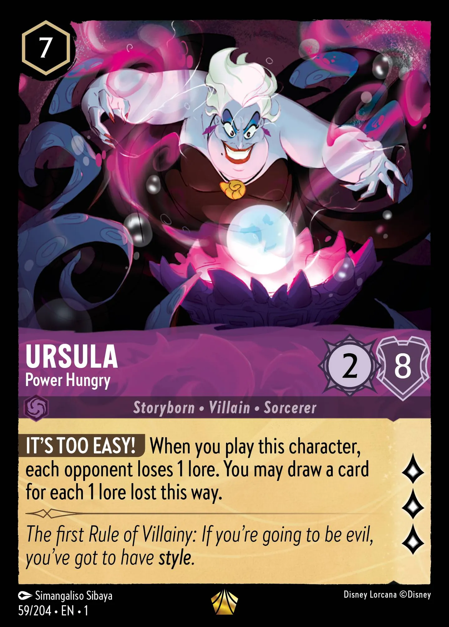 Ursula - Power Hungry — The First Chapter — Lorcana