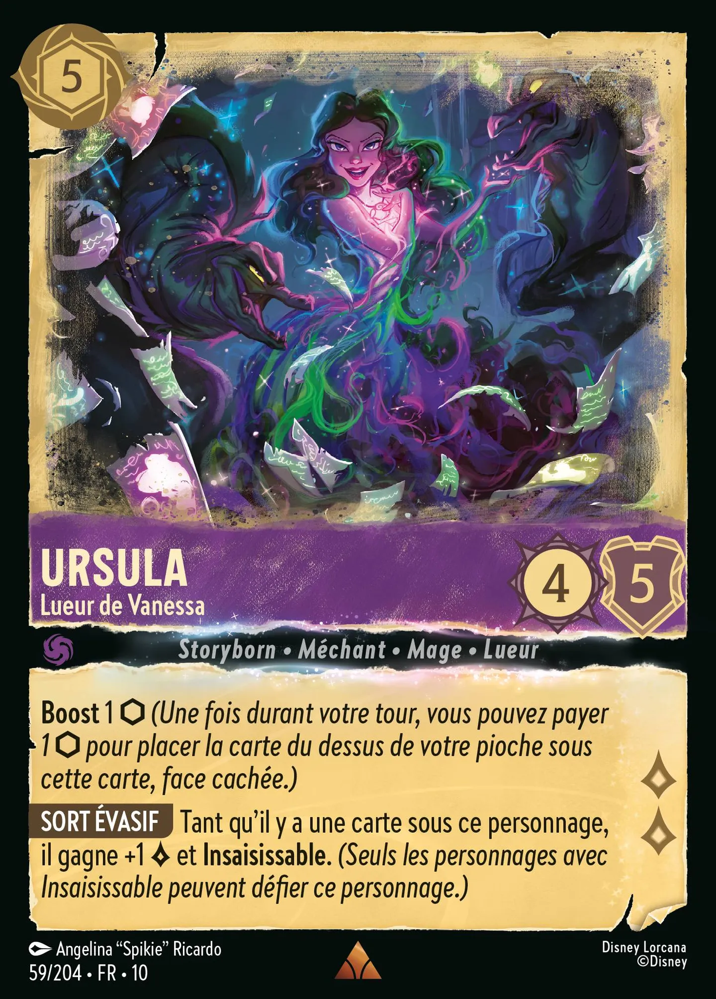 Ursula - Lueur de Vanessa — Whispers in the Well — Lorcana