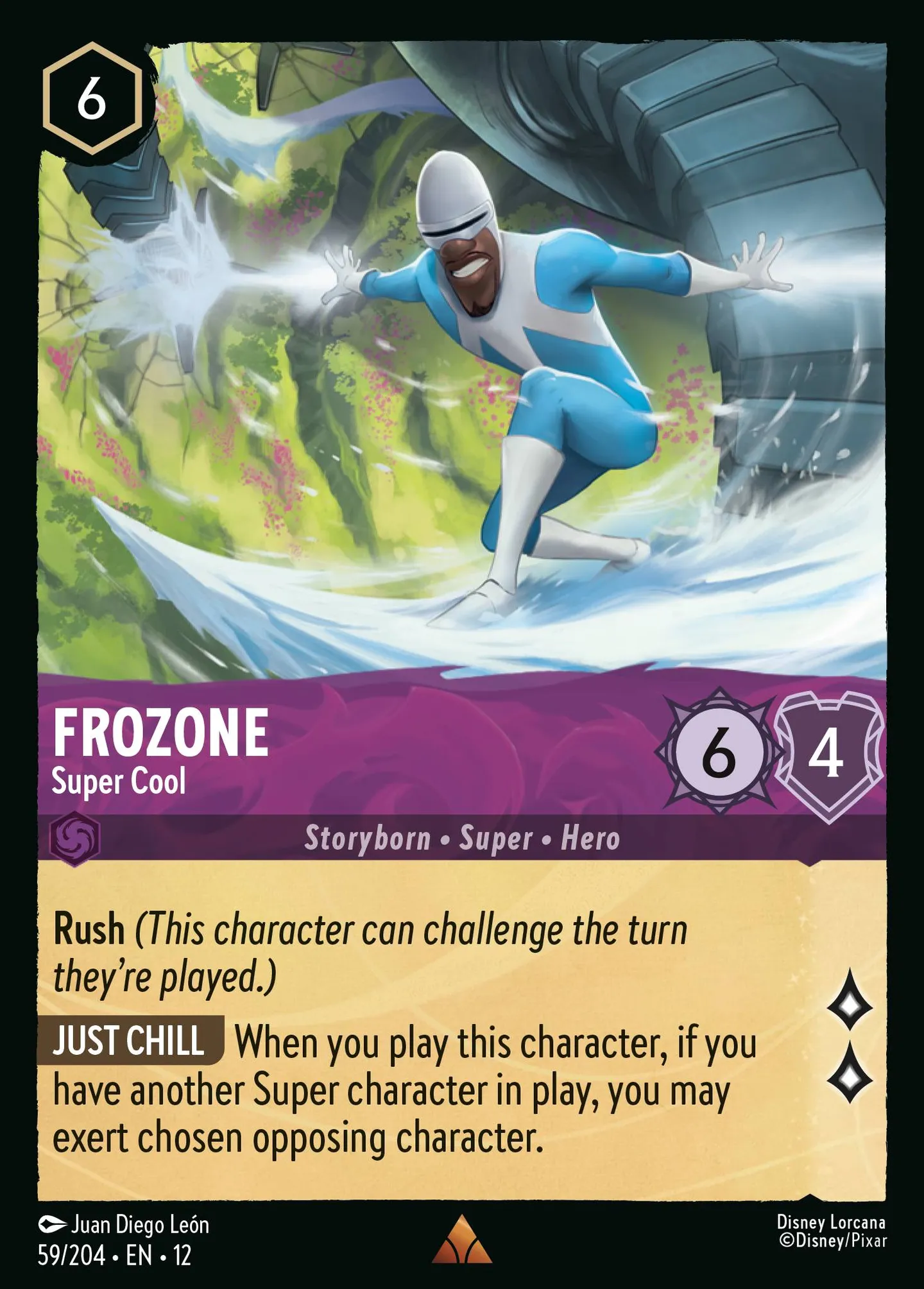 Frozone - Super Cool — Wilds Unknown — Lorcana