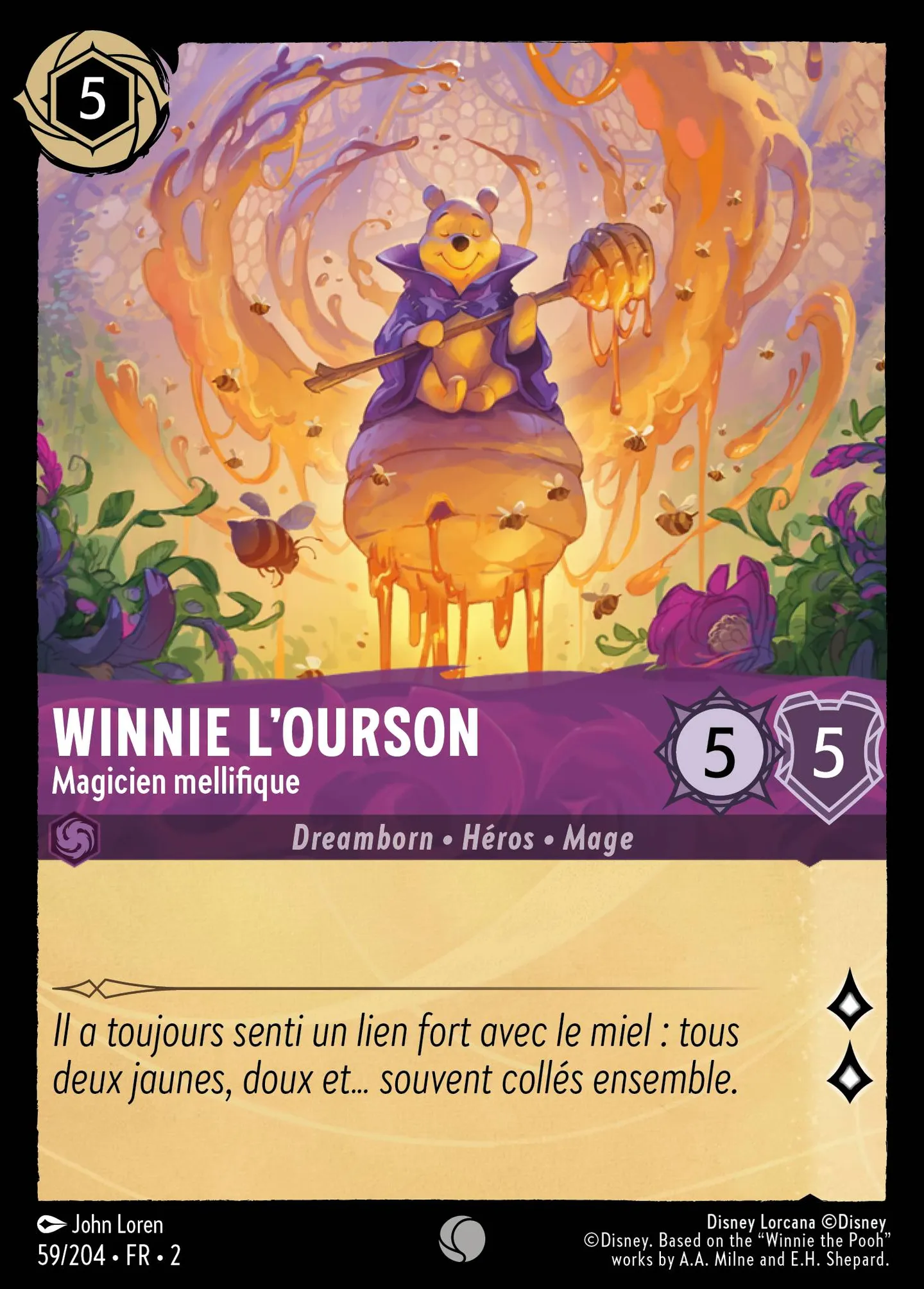 Winnie l'Ourson - Magicien mellifique — Rise of the Floodborn — Lorcana