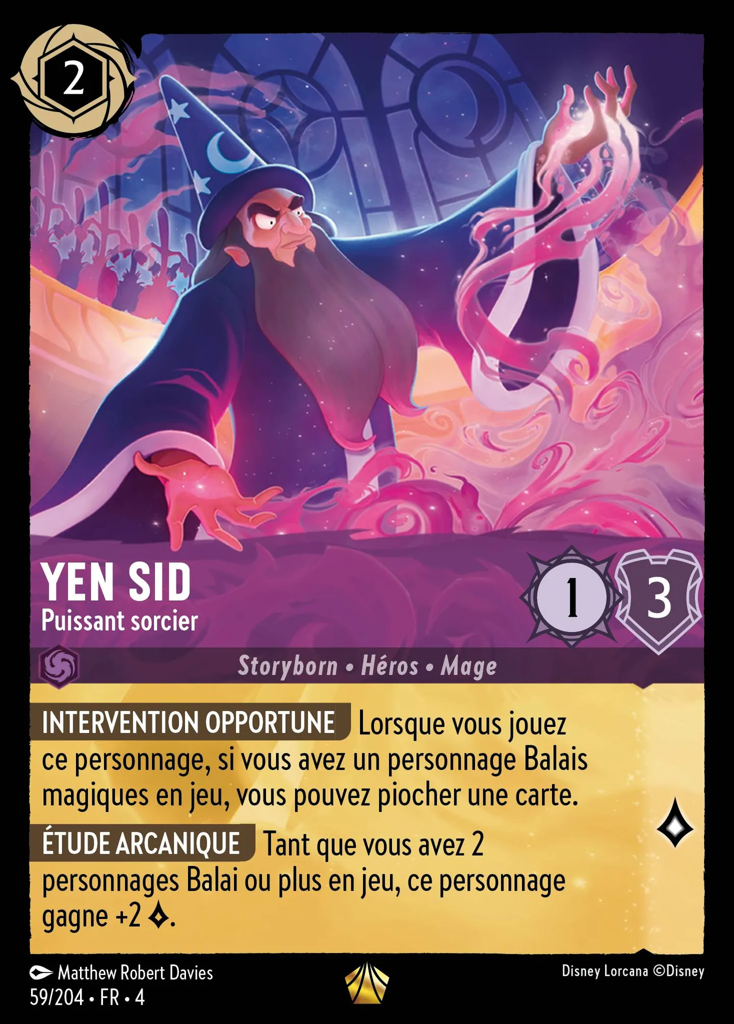 Yen Sid - Puissant sorcier — Ursula's Return — Lorcana