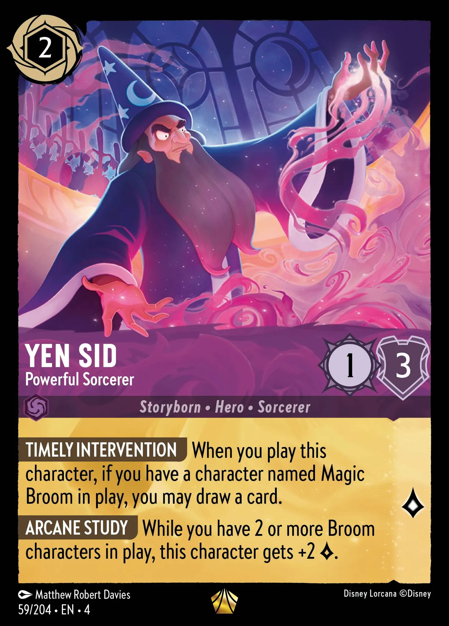 Yen Sid - Powerful Sorcerer — Ursula's Return — Lorcana