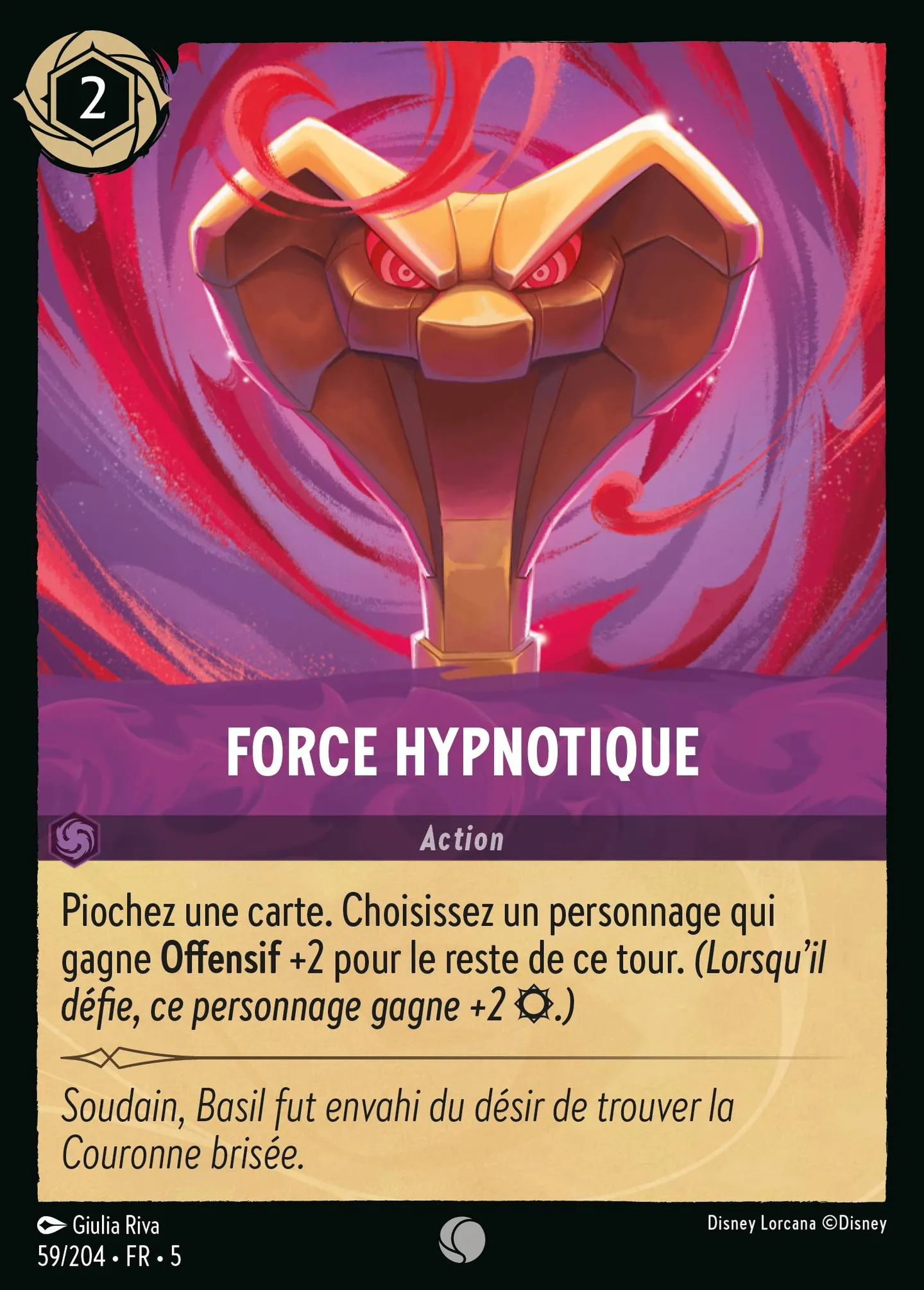 Force hypnotique — Shimmering Skies — Lorcana