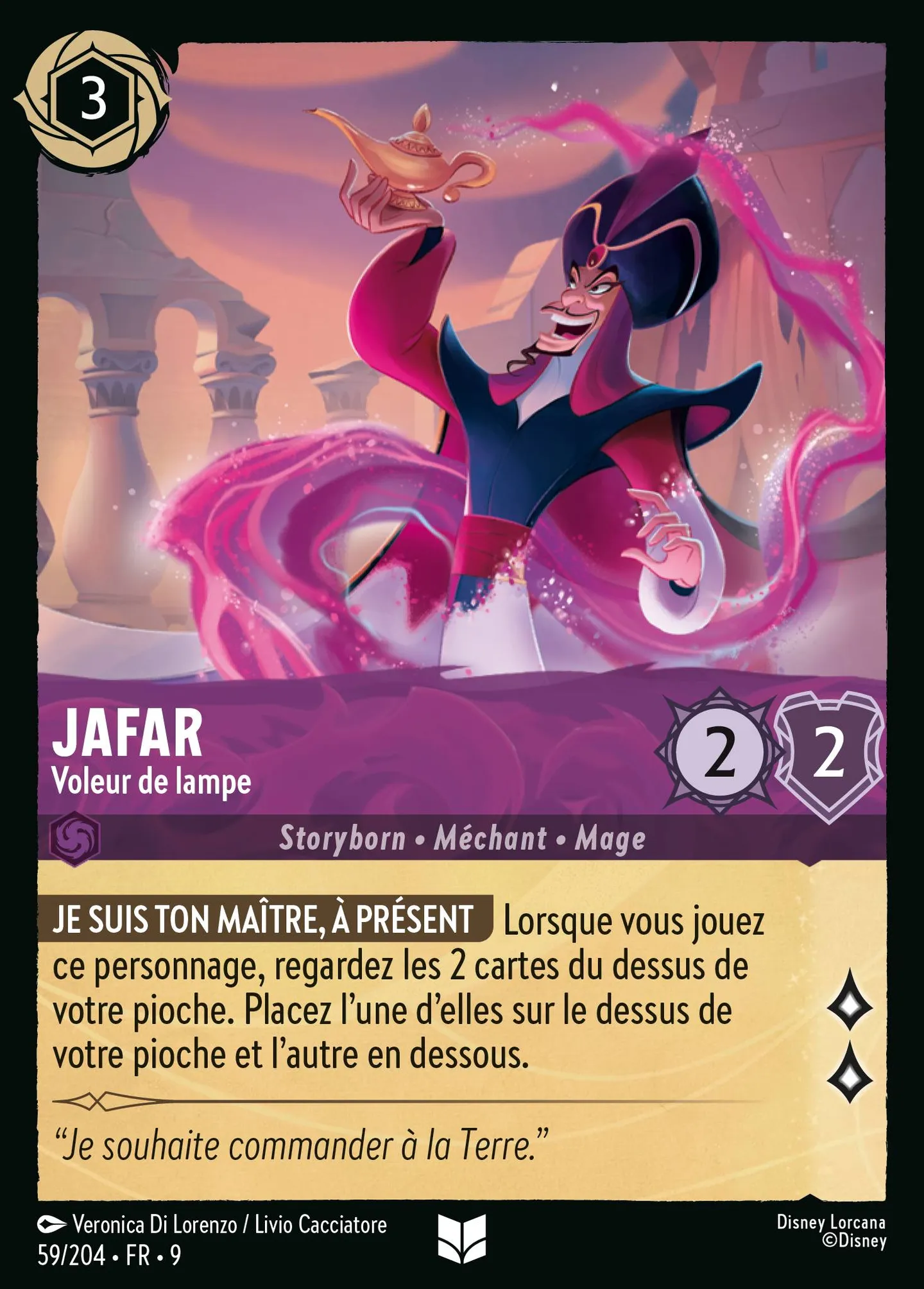 Jafar - Voleur de lampe — Fabled — Lorcana