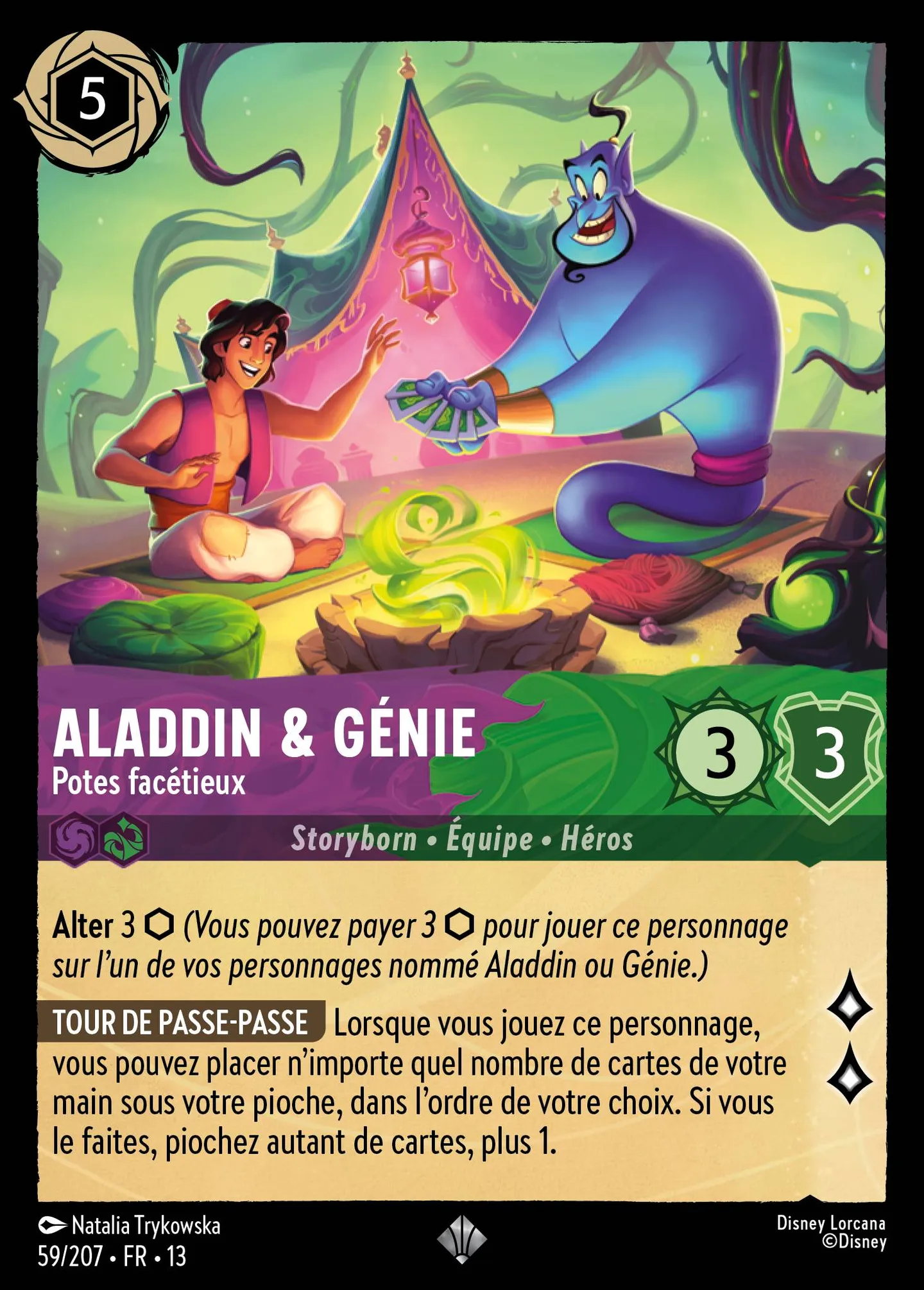 Aladdin & Génie - Potes facétieux — Attack of the Vine! — Lorcana