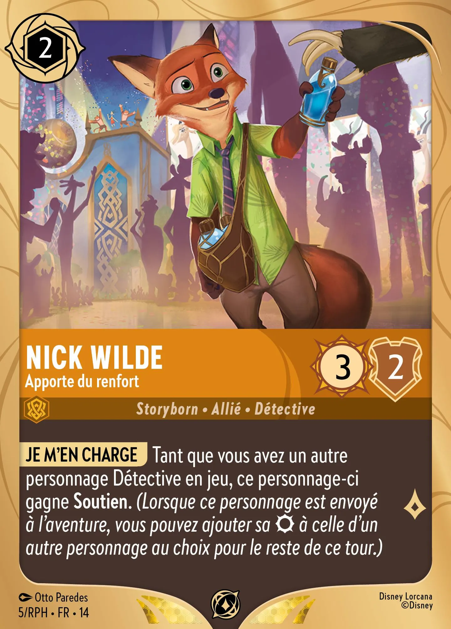Nick Wilde - Apporte du renfort — Play Hub Promos — Lorcana