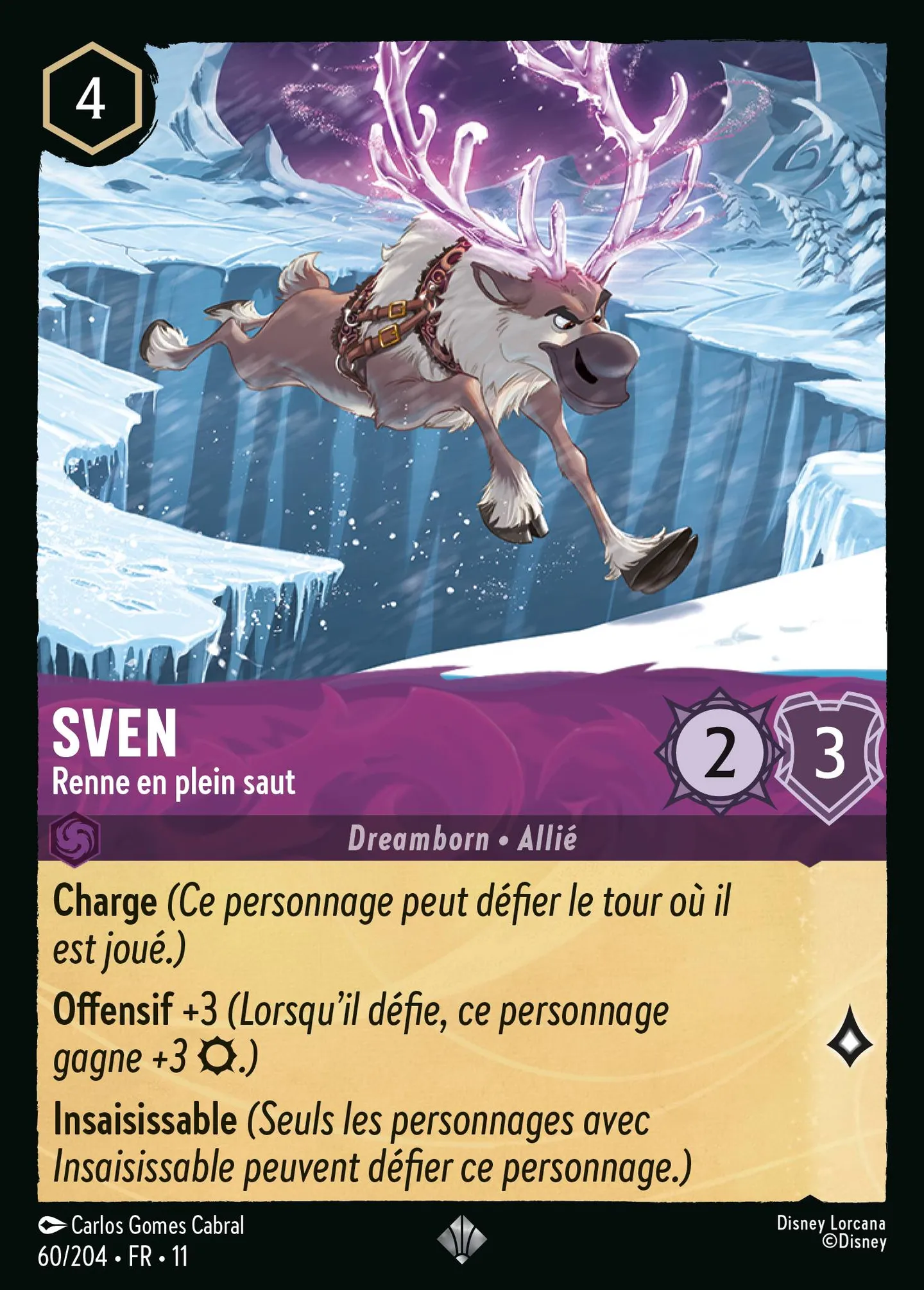 Sven - Renne en plein saut — Winterspell — Lorcana
