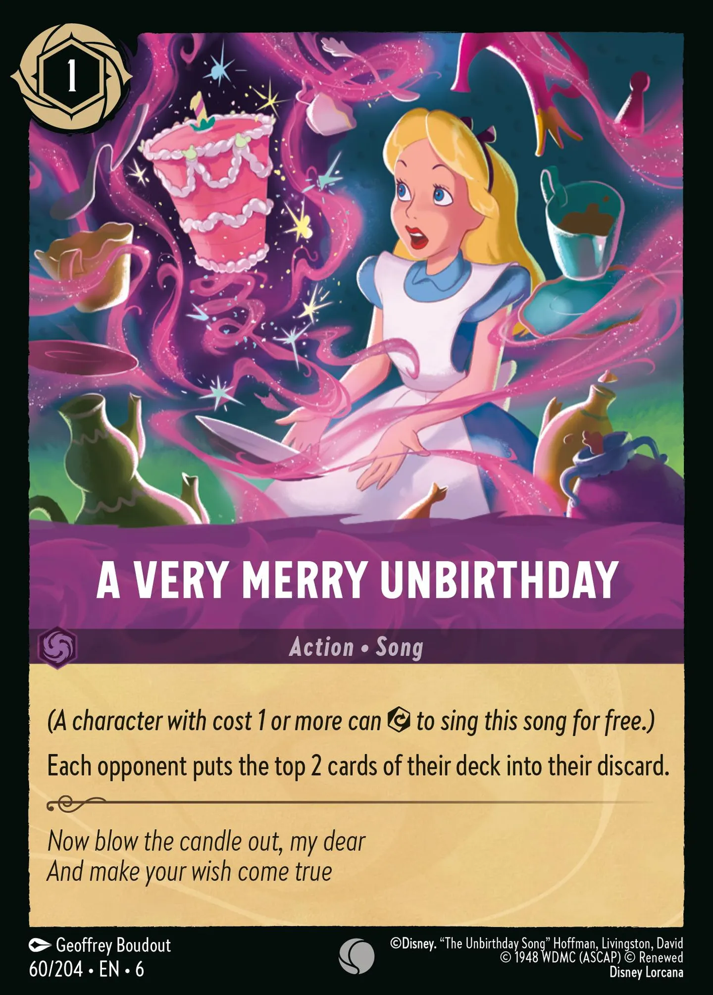 A Very Merry Unbirthday — Azurite Sea — Lorcana
