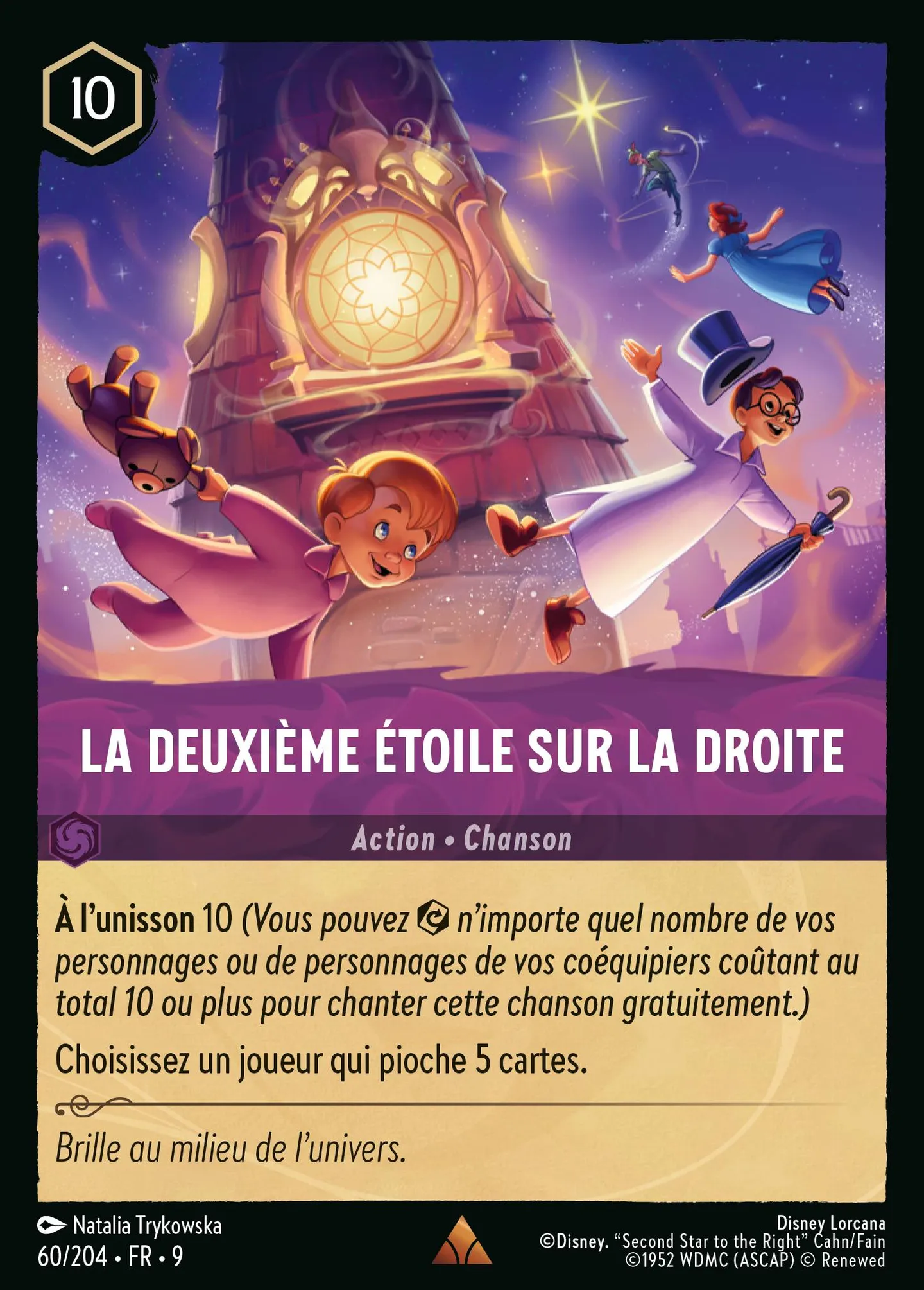 La Deuxième Étoile sur la Droite — Fabled — Lorcana