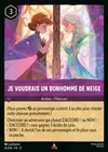 Product image for Je voudrais un bonhomme de neige