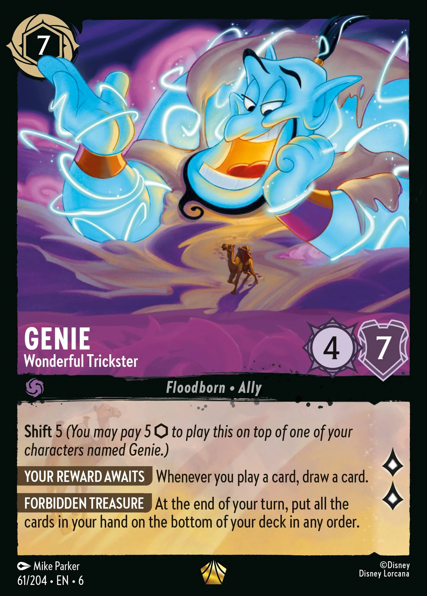 Genie - Wonderful Trickster — Azurite Sea — Lorcana