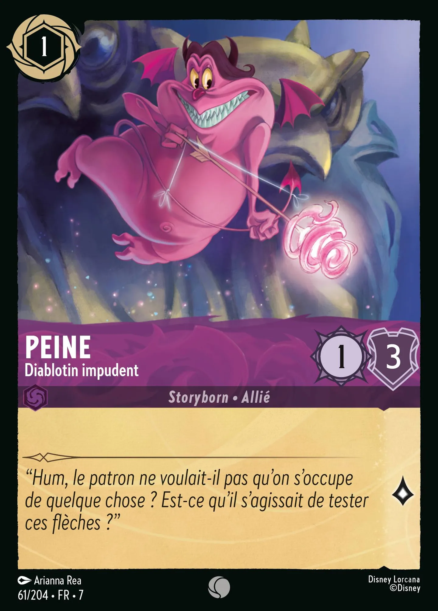 Peine - Diablotin impudent — Archazia's Island — Lorcana