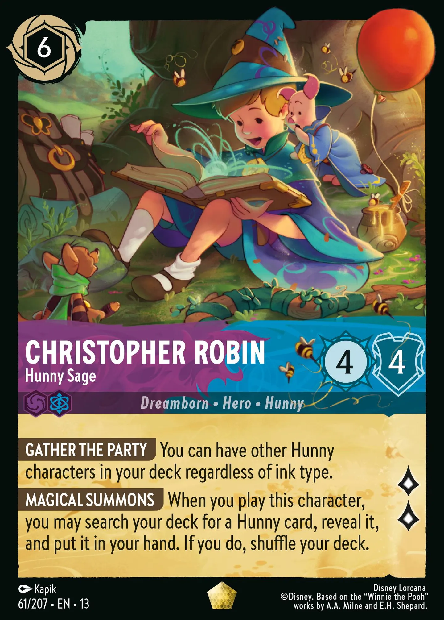 Christopher Robin - Hunny Sage — Attack of the Vine! — Lorcana